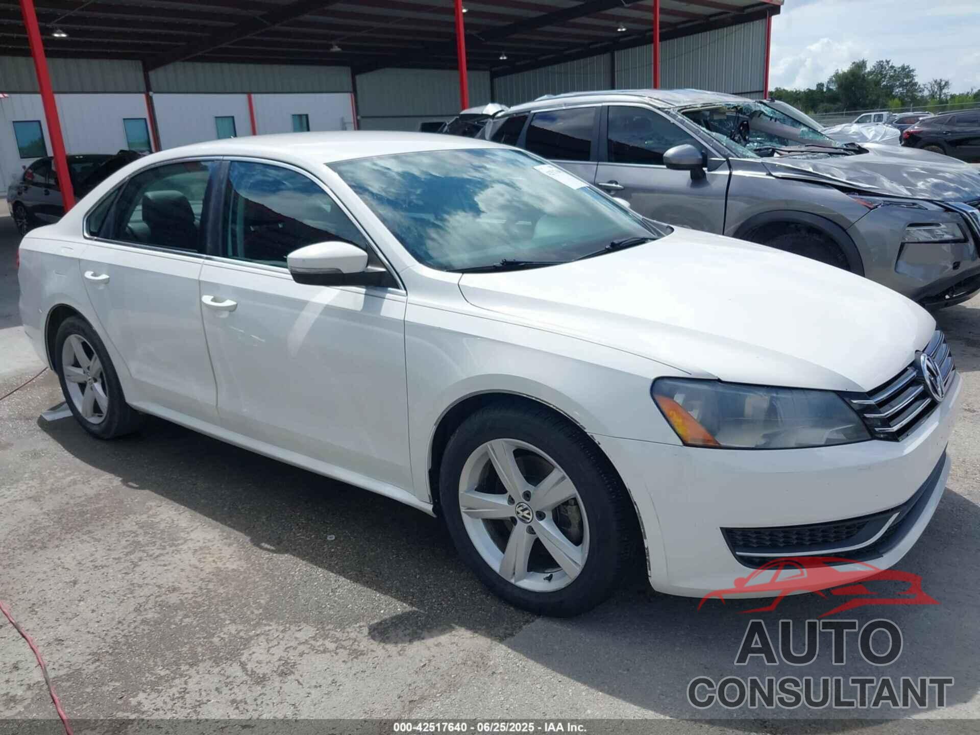 VOLKSWAGEN PASSAT 2013 - 1VWBP7A37DC106808