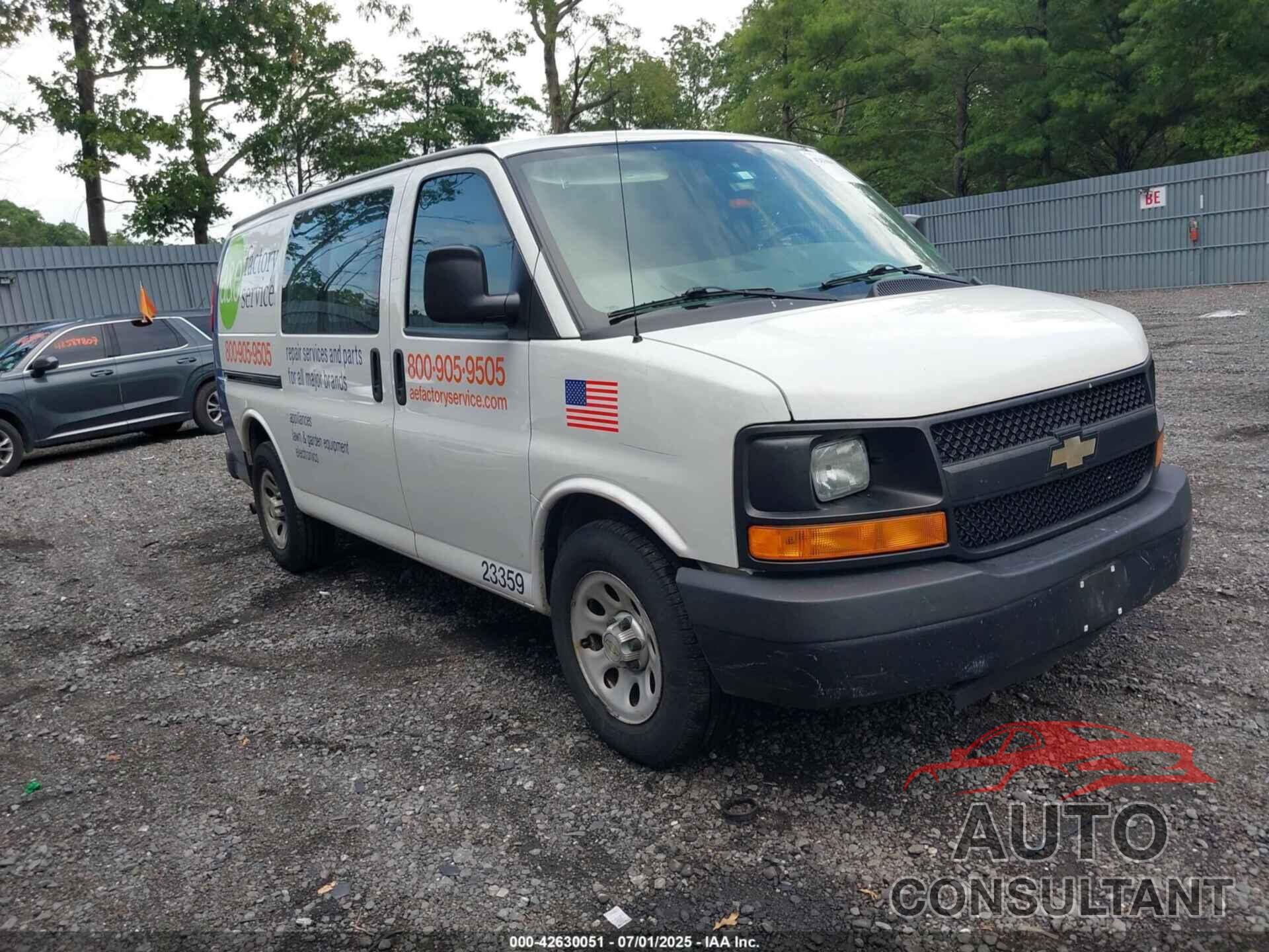 CHEVROLET EXPRESS 1500 2012 - 1GCSGAFX1C1178058