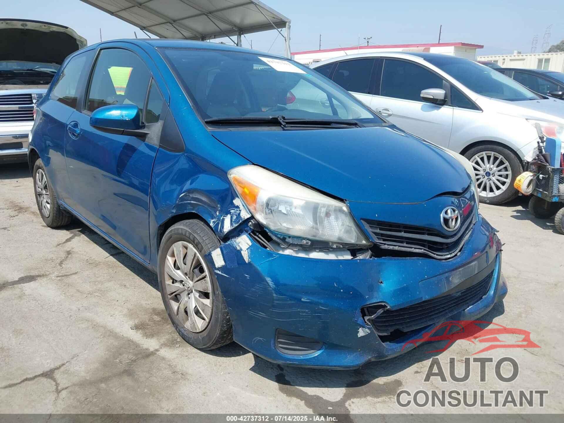 TOYOTA YARIS 2013 - JTDJTUD3XDD553356