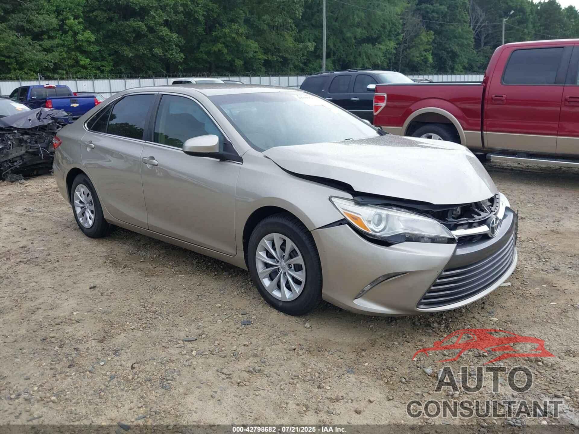 TOYOTA CAMRY 2016 - 4T4BF1FK9GR547035