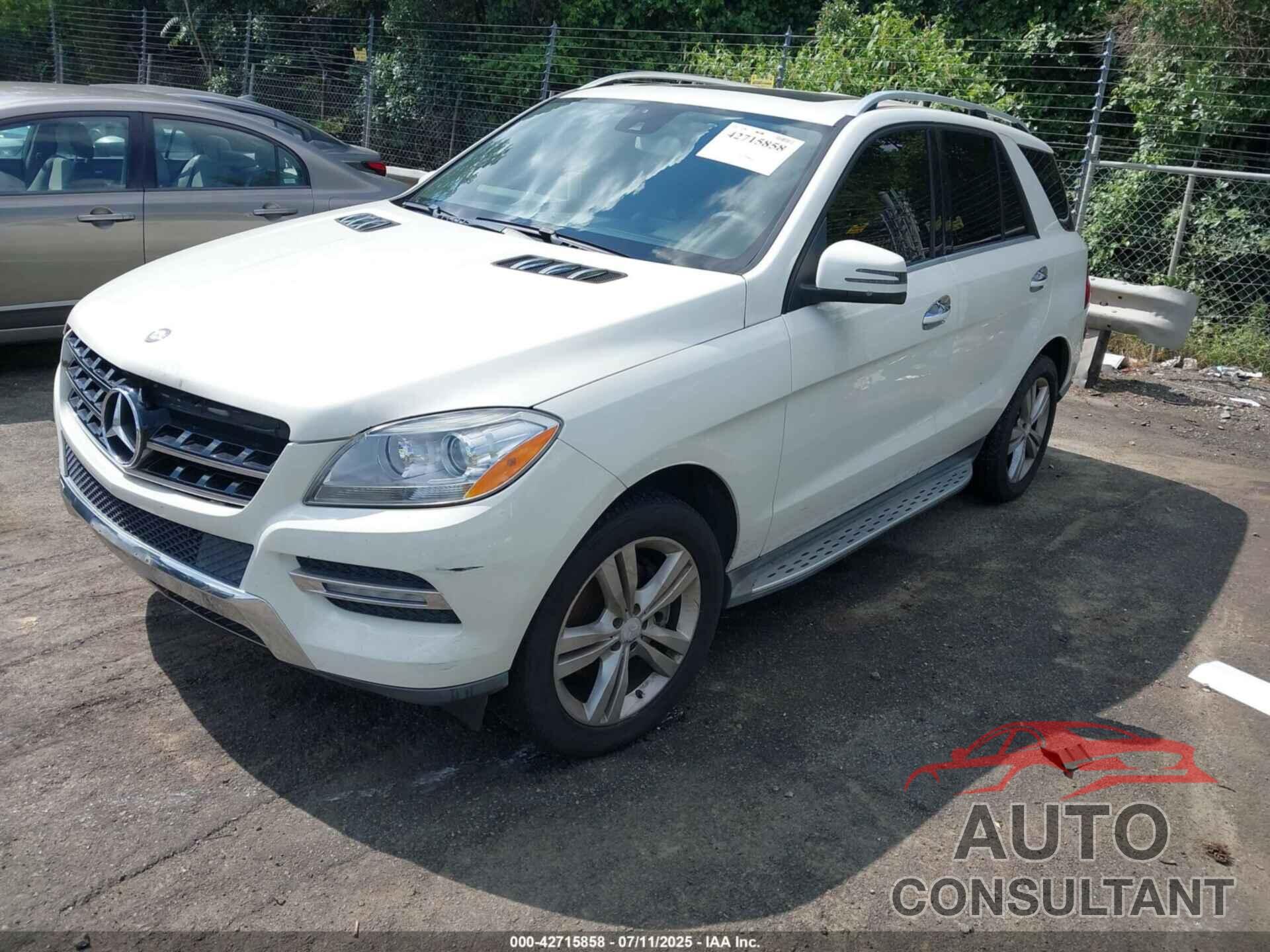 MERCEDES-BENZ ML 350 2013 - 4JGDA5HB2DA120010