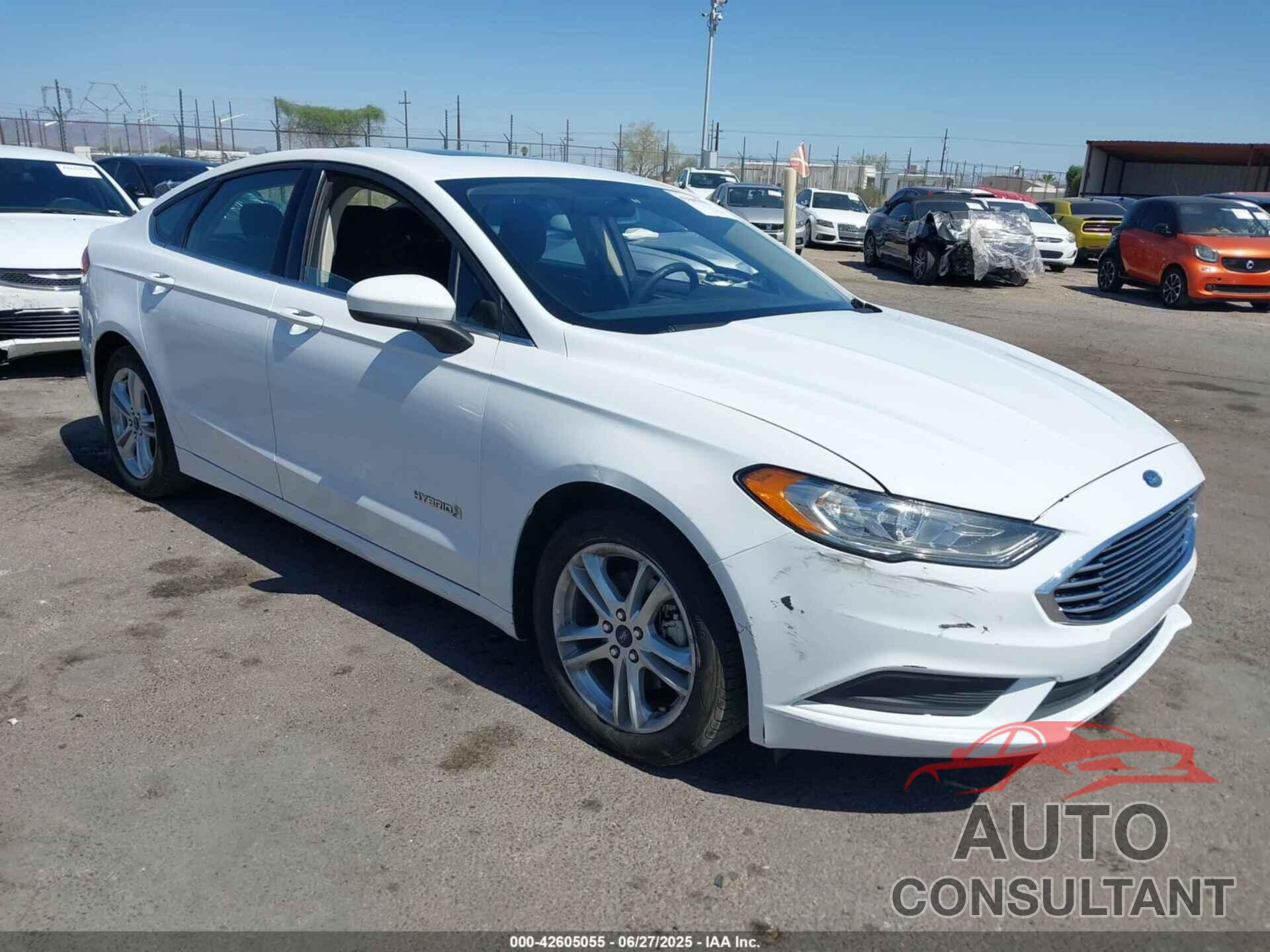 FORD FUSION HYBRID 2018 - 3FA6P0LU2JR169545