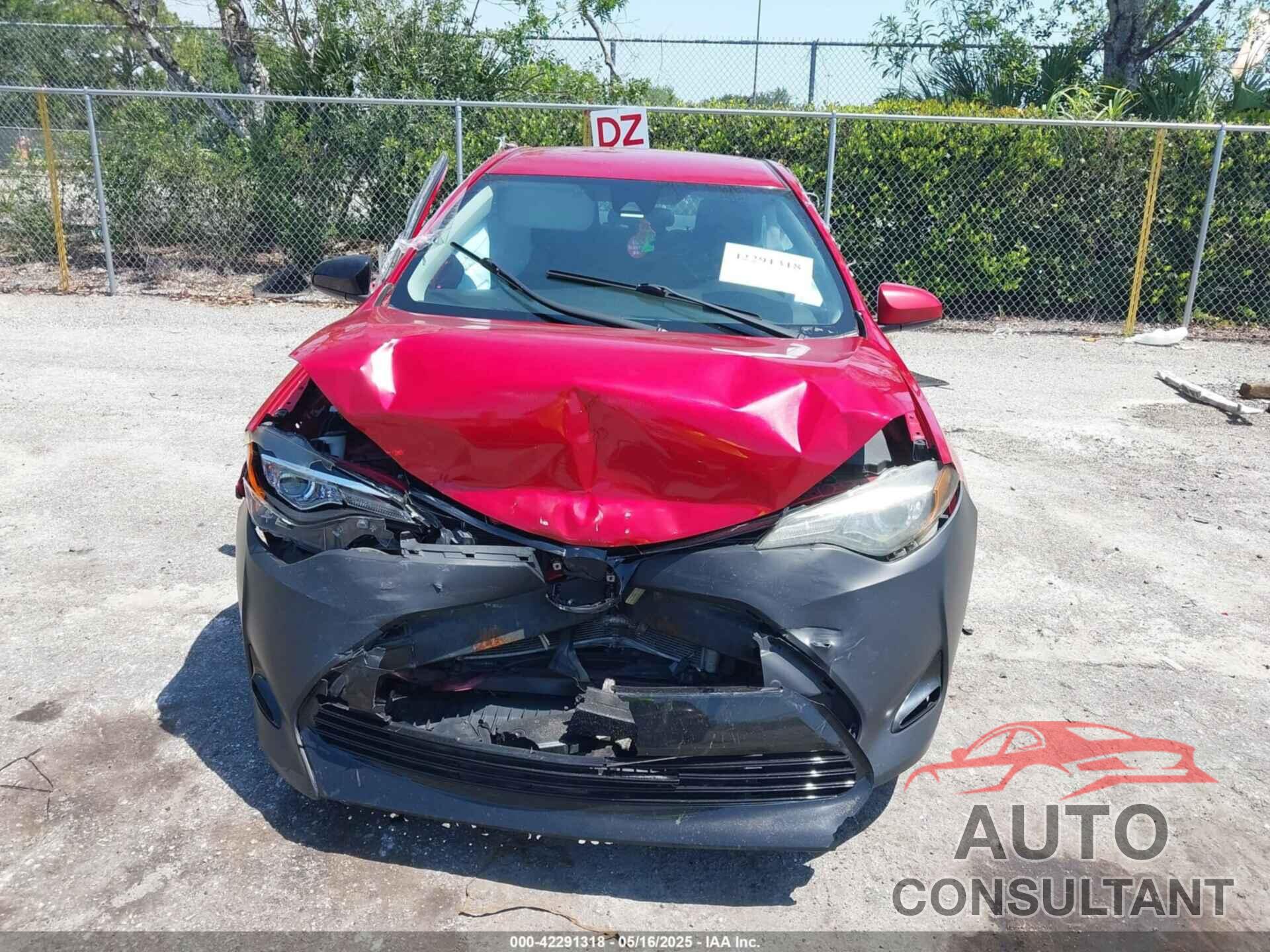 TOYOTA COROLLA 2017 - 2T1BURHE0HC930063