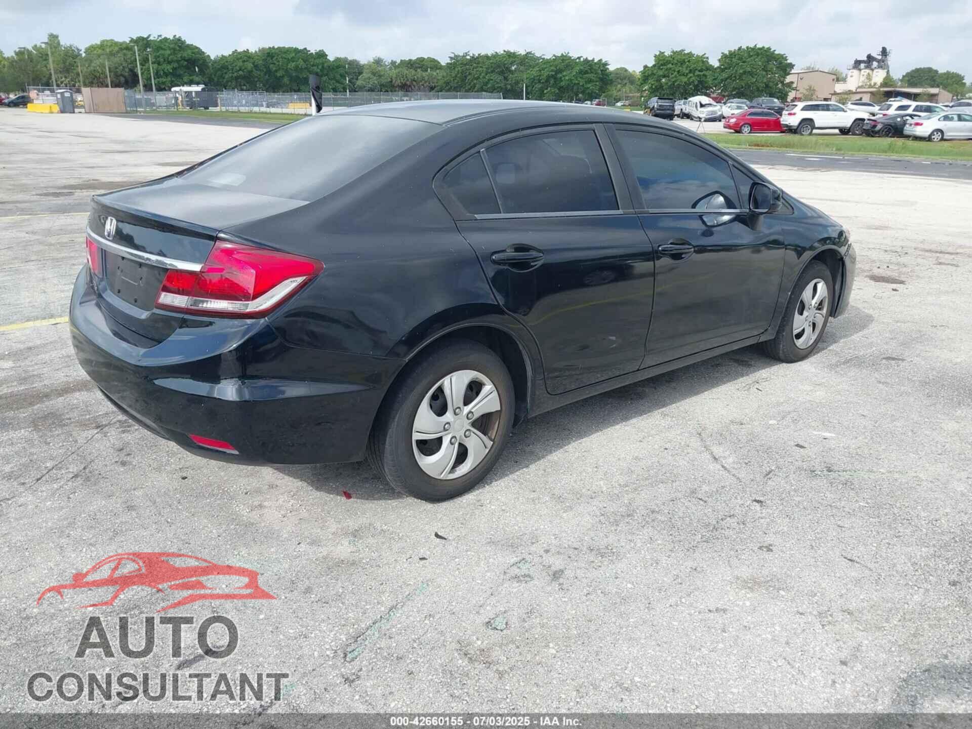 HONDA CIVIC 2013 - 19XFB2F56DE007728