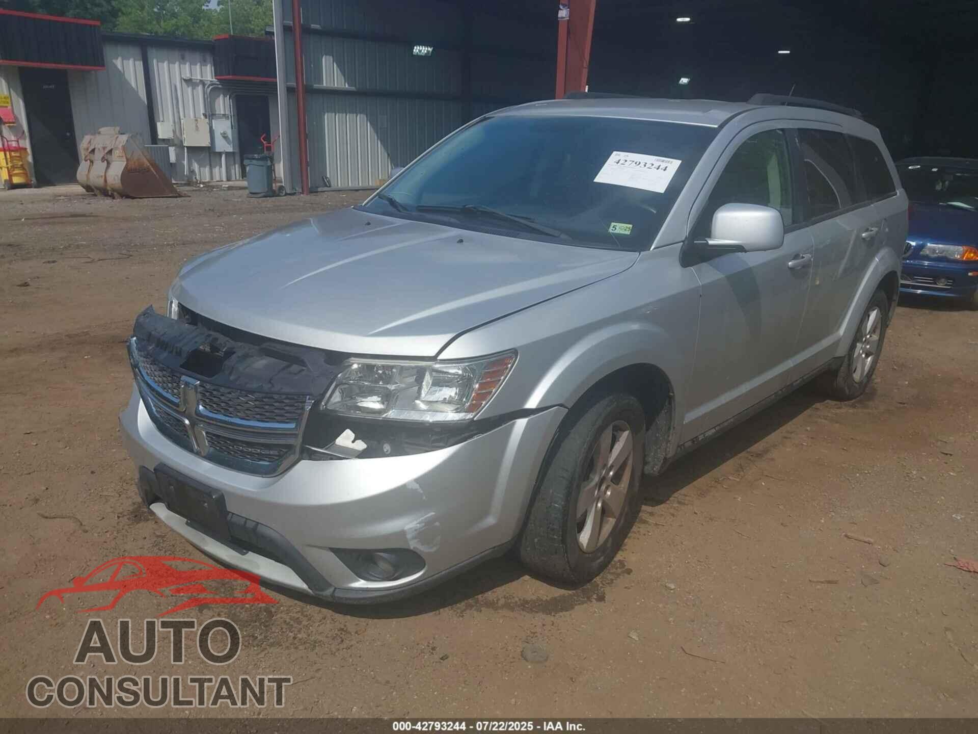 DODGE JOURNEY 2012 - 3C4PDCBG5CT199679