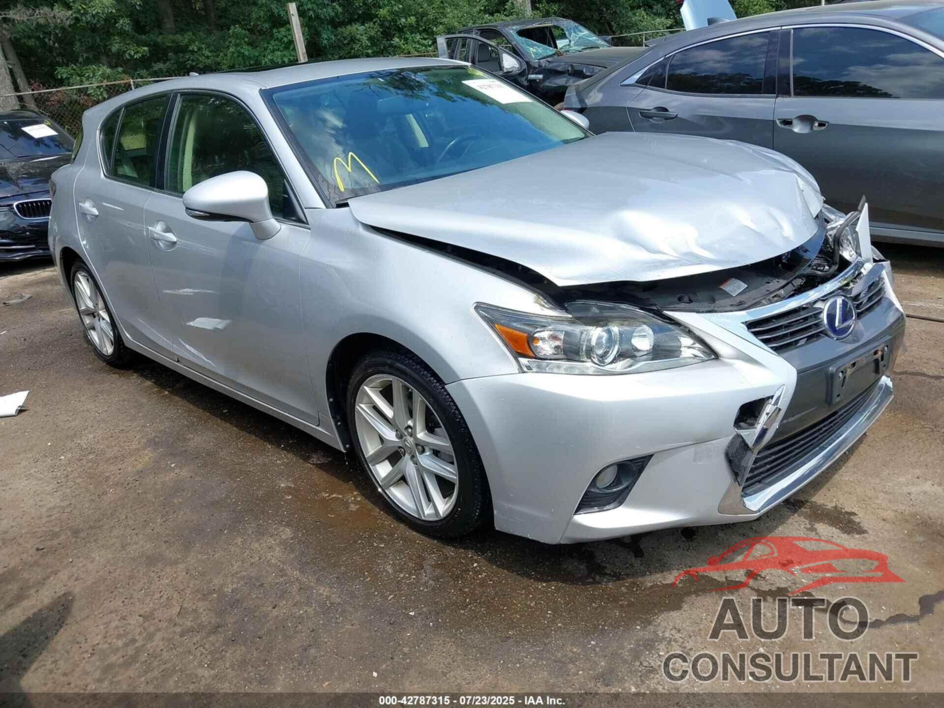 LEXUS CT 200H 2016 - JTHKD5BH4G2252294
