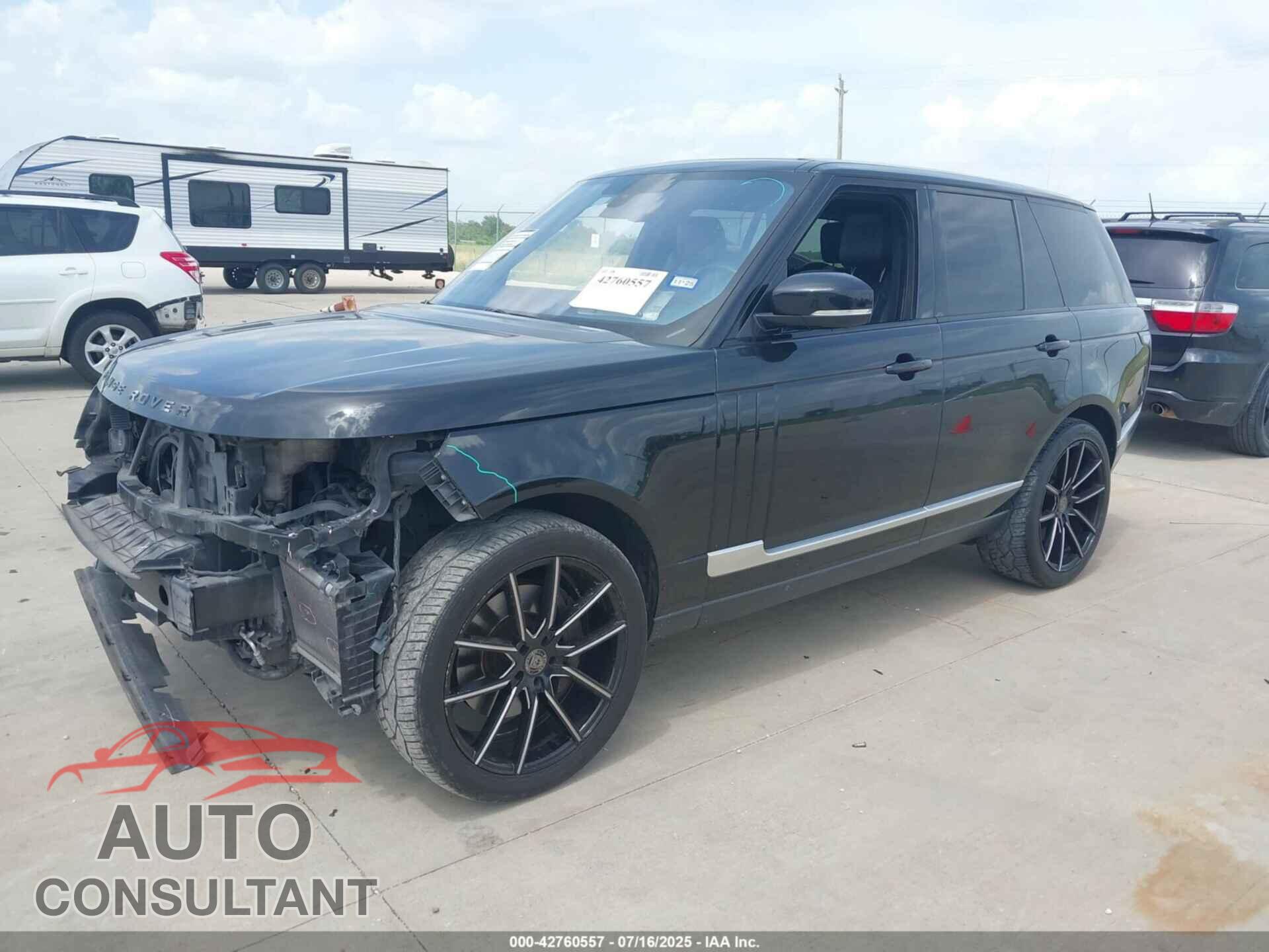 LAND ROVER RANGE ROVER 2016 - SALGS2VF0GA257545
