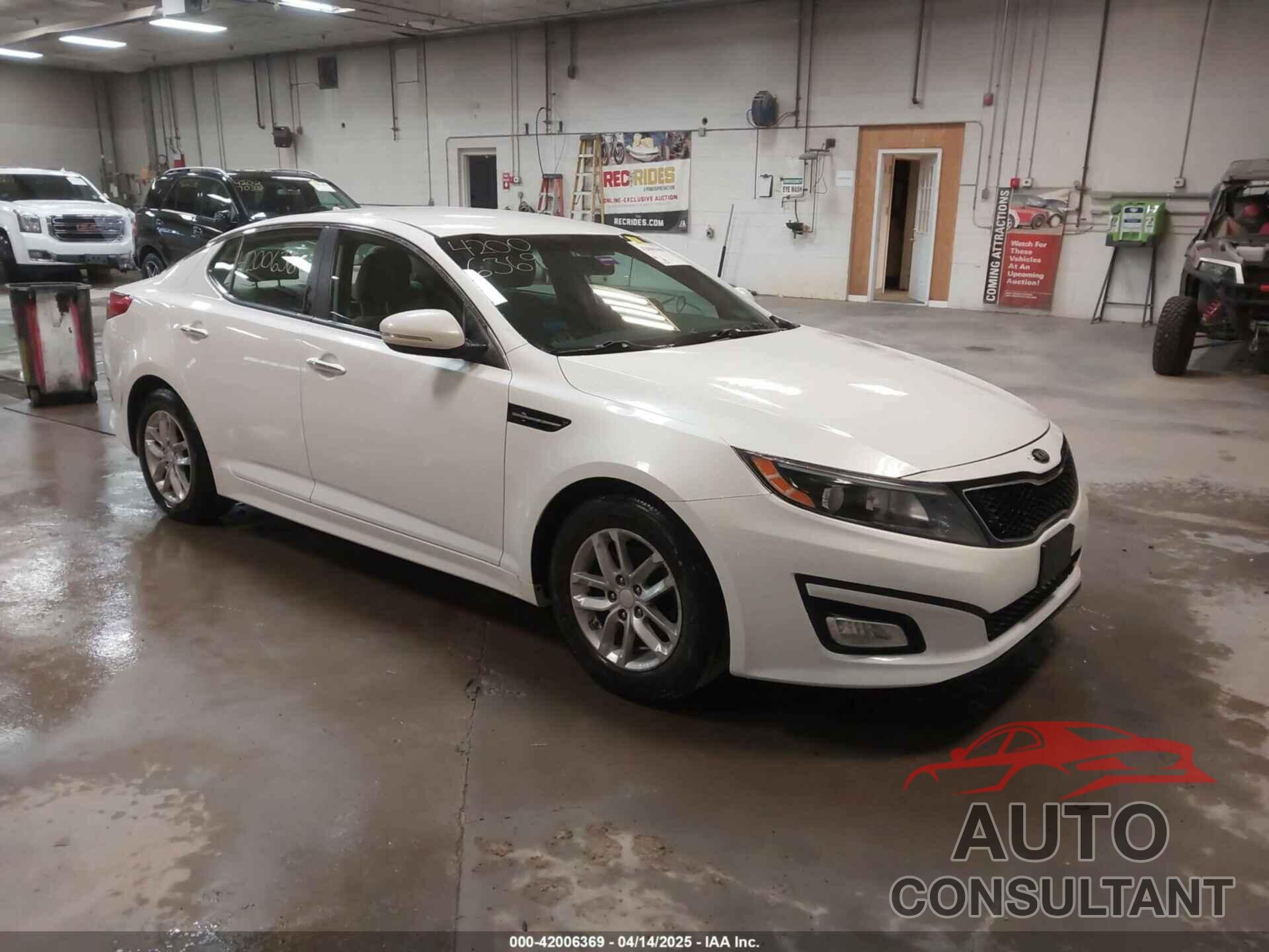 KIA OPTIMA 2015 - KNAGM4A74F5540756
