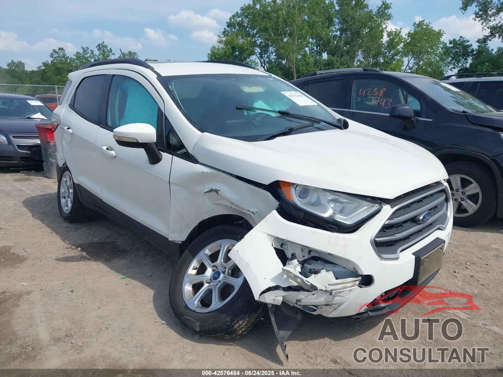 FORD ECOSPORT 2018 - MAJ6P1UL9JC192542