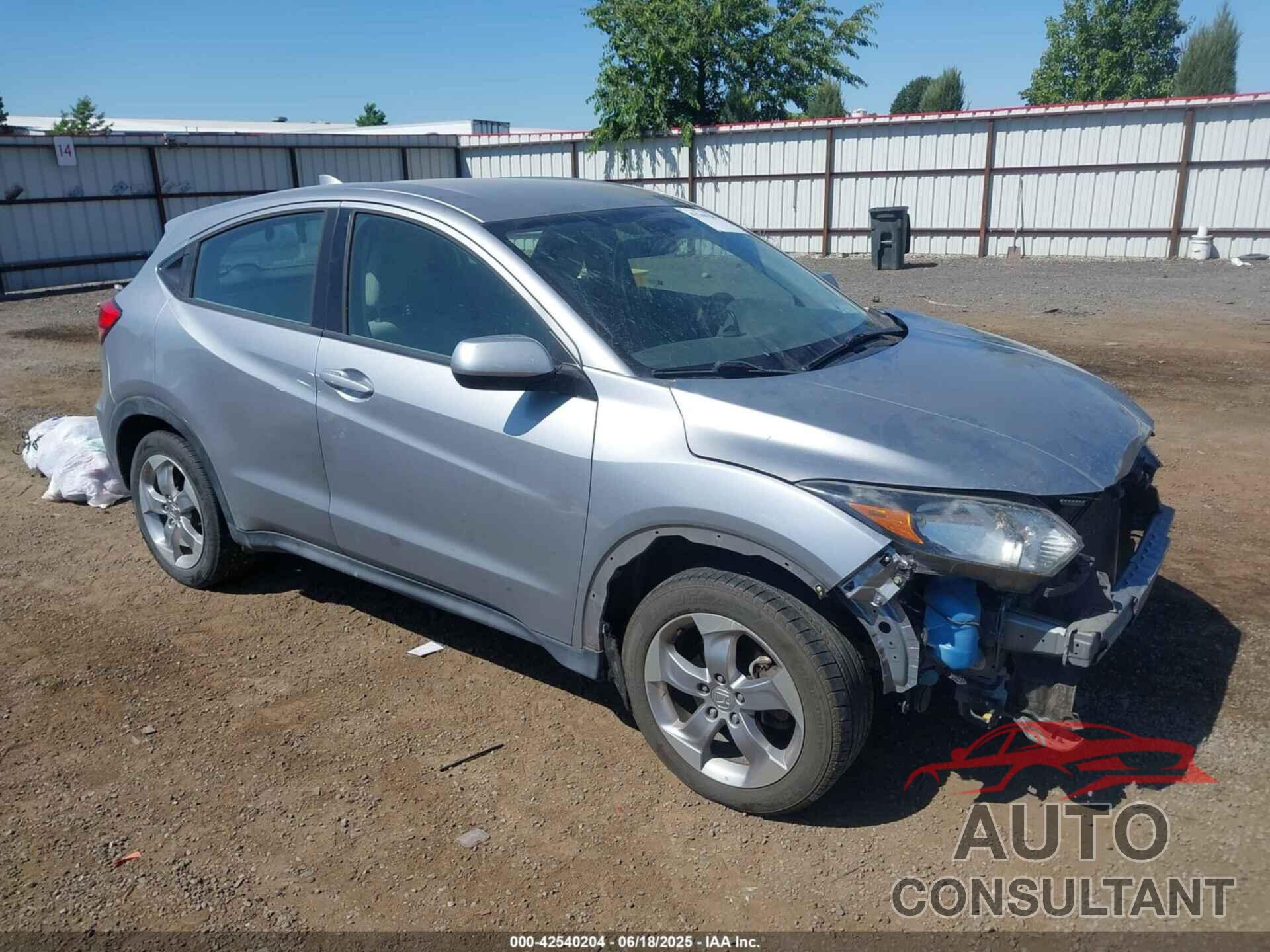 HONDA HR-V 2018 - 3CZRU5H35JG700966