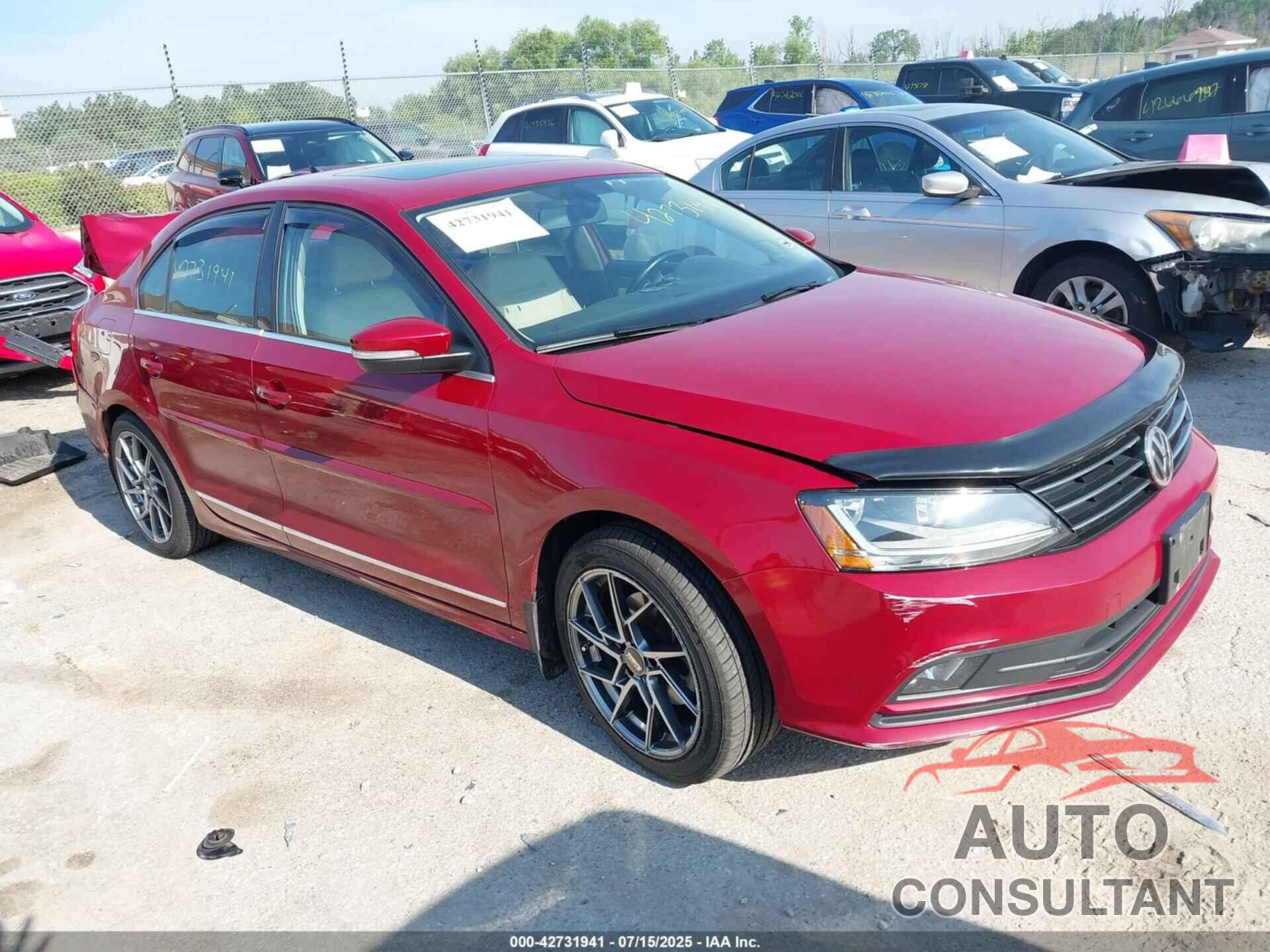 VOLKSWAGEN JETTA 2017 - 3VWL17AJ6HM270012