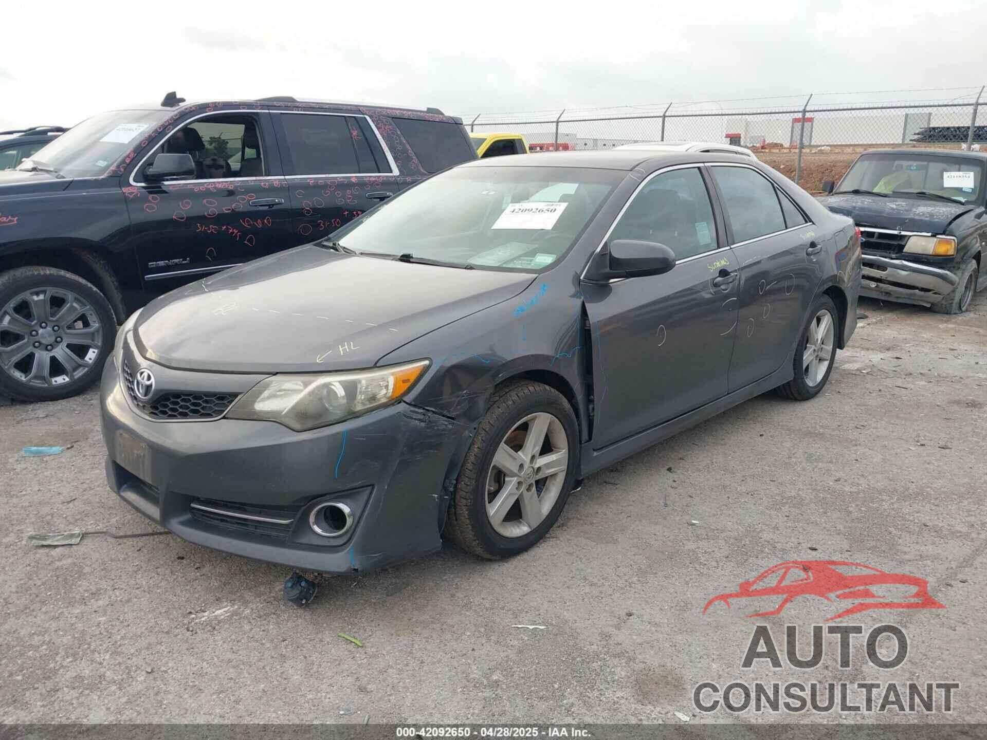 TOYOTA CAMRY 2013 - 4T1BF1FK8DU289581