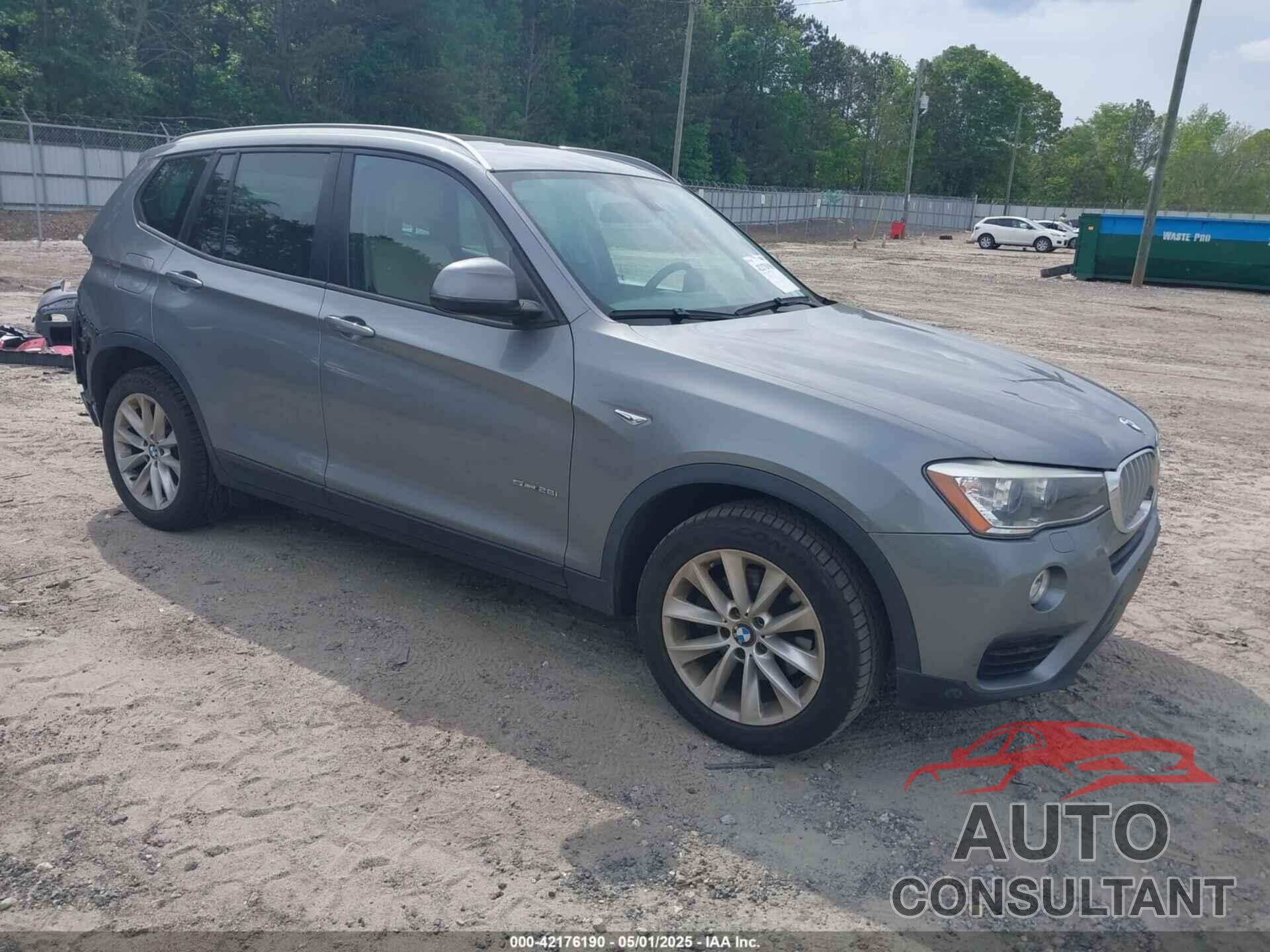 BMW X3 2017 - 5UXWZ7C53H0U46525
