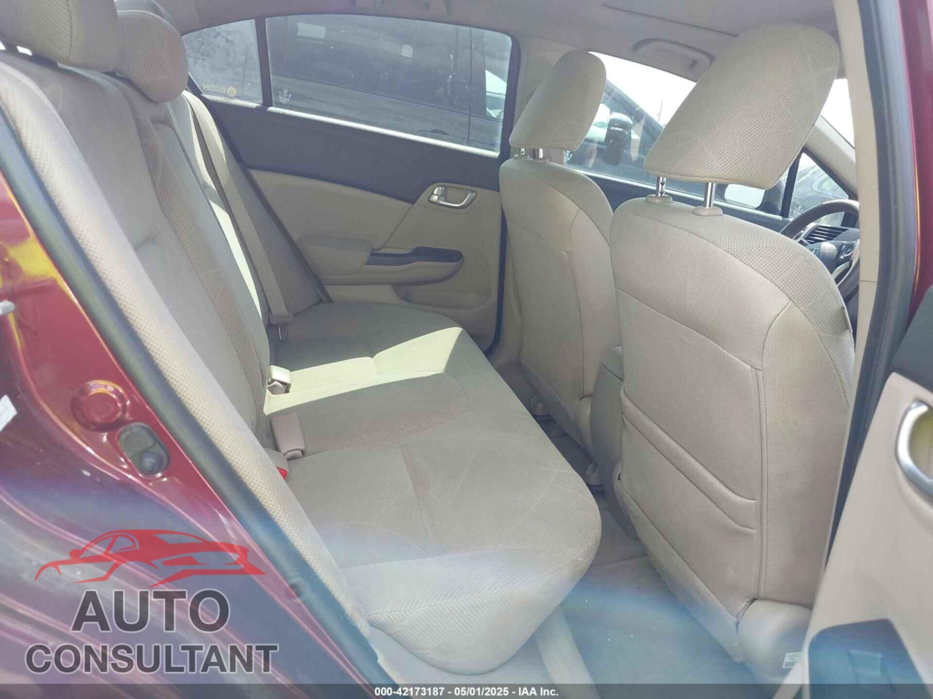 HONDA CIVIC 2012 - JHMFB2F86CS002792
