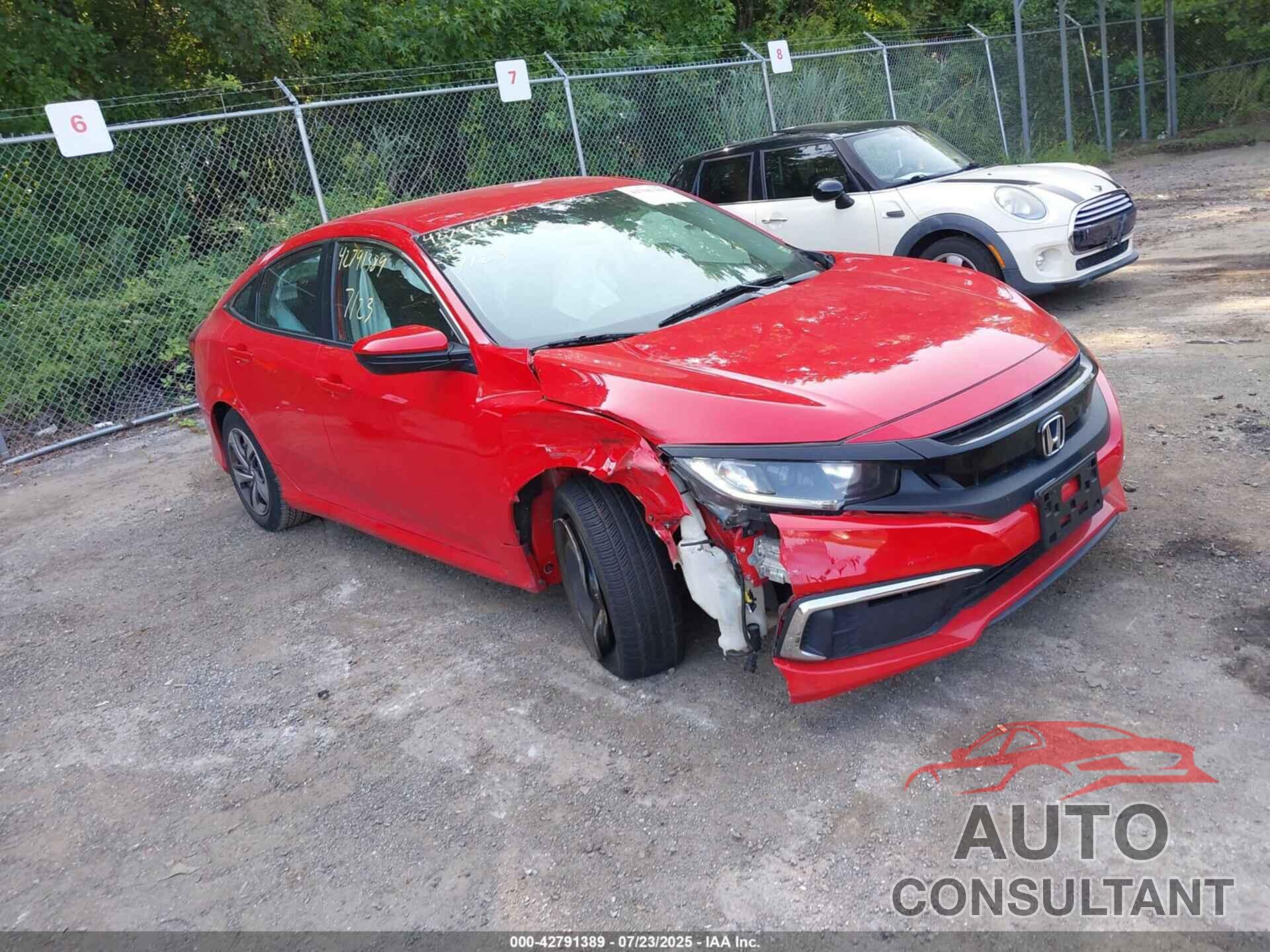 HONDA CIVIC 2019 - 2HGFC2F61KH507031
