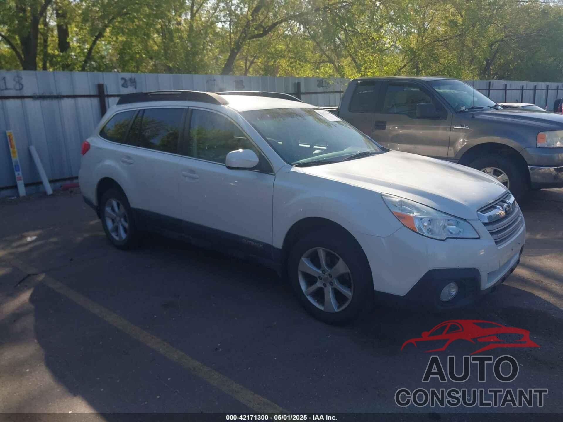SUBARU OUTBACK 2013 - 4S4BRBCC3D3309042