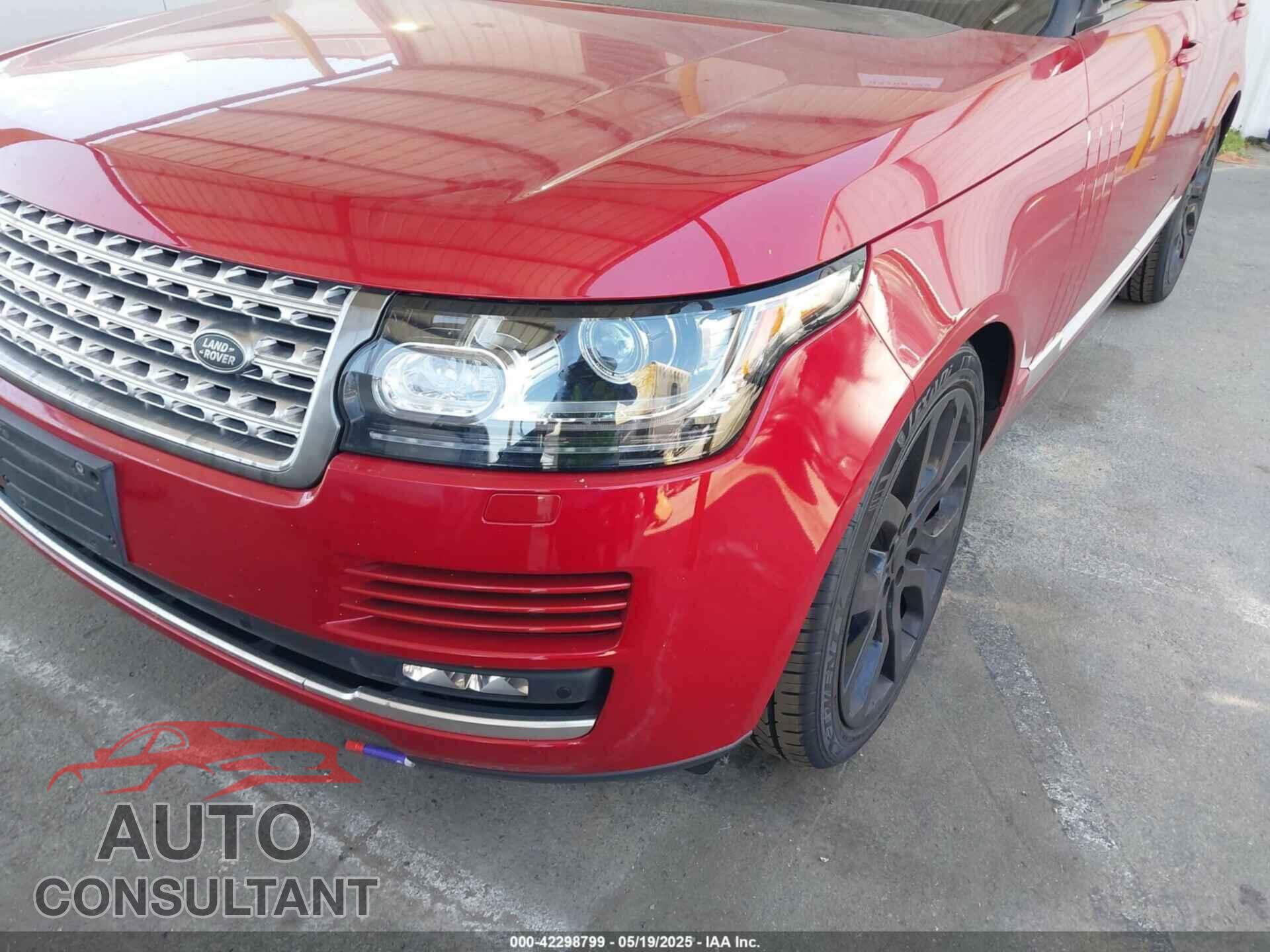 LAND ROVER RANGE ROVER 2016 - SALGS2PFXGA316291