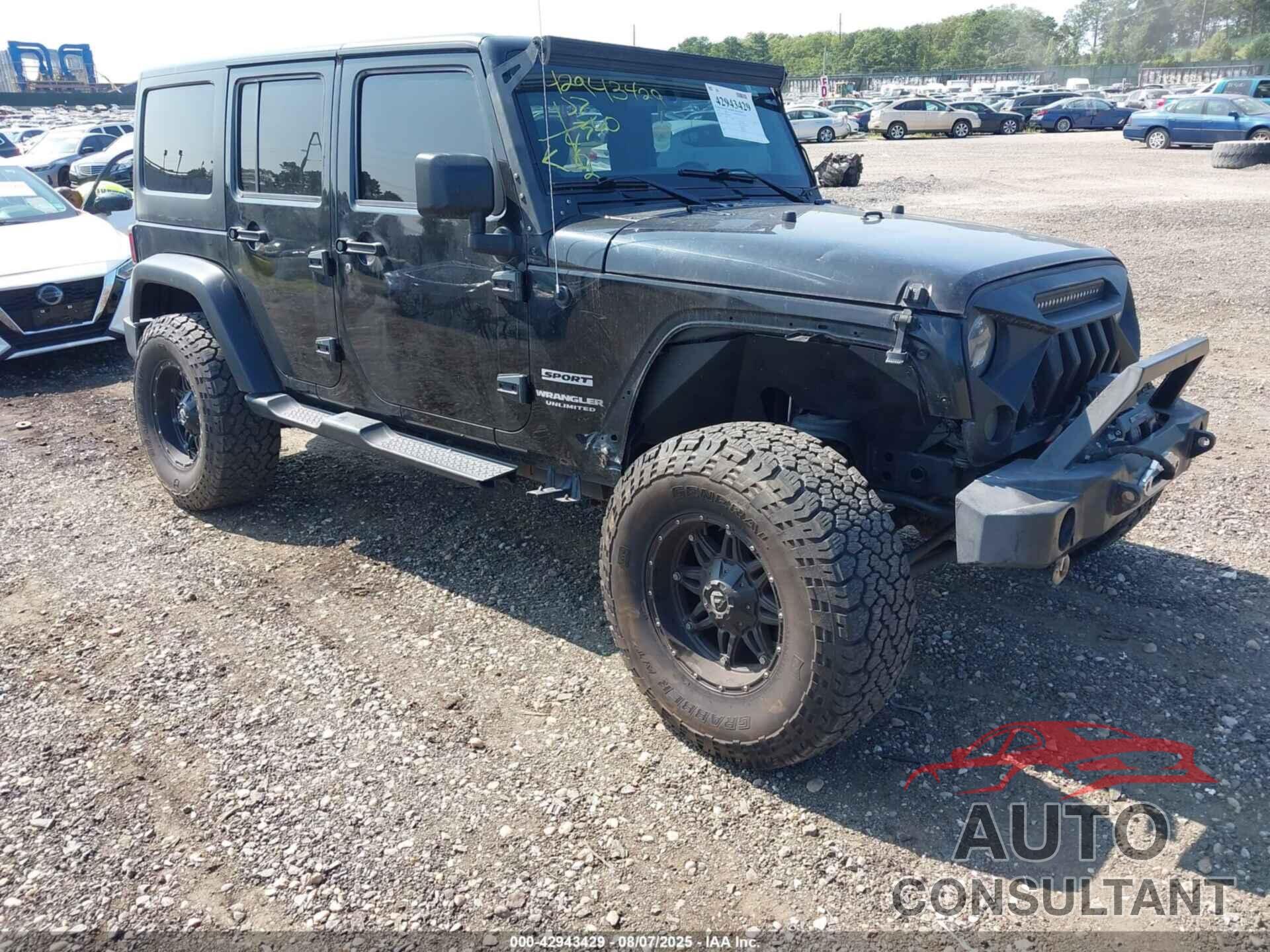 JEEP WRANGLER UNLIMITED 2016 - 1C4BJWDG8GL287502