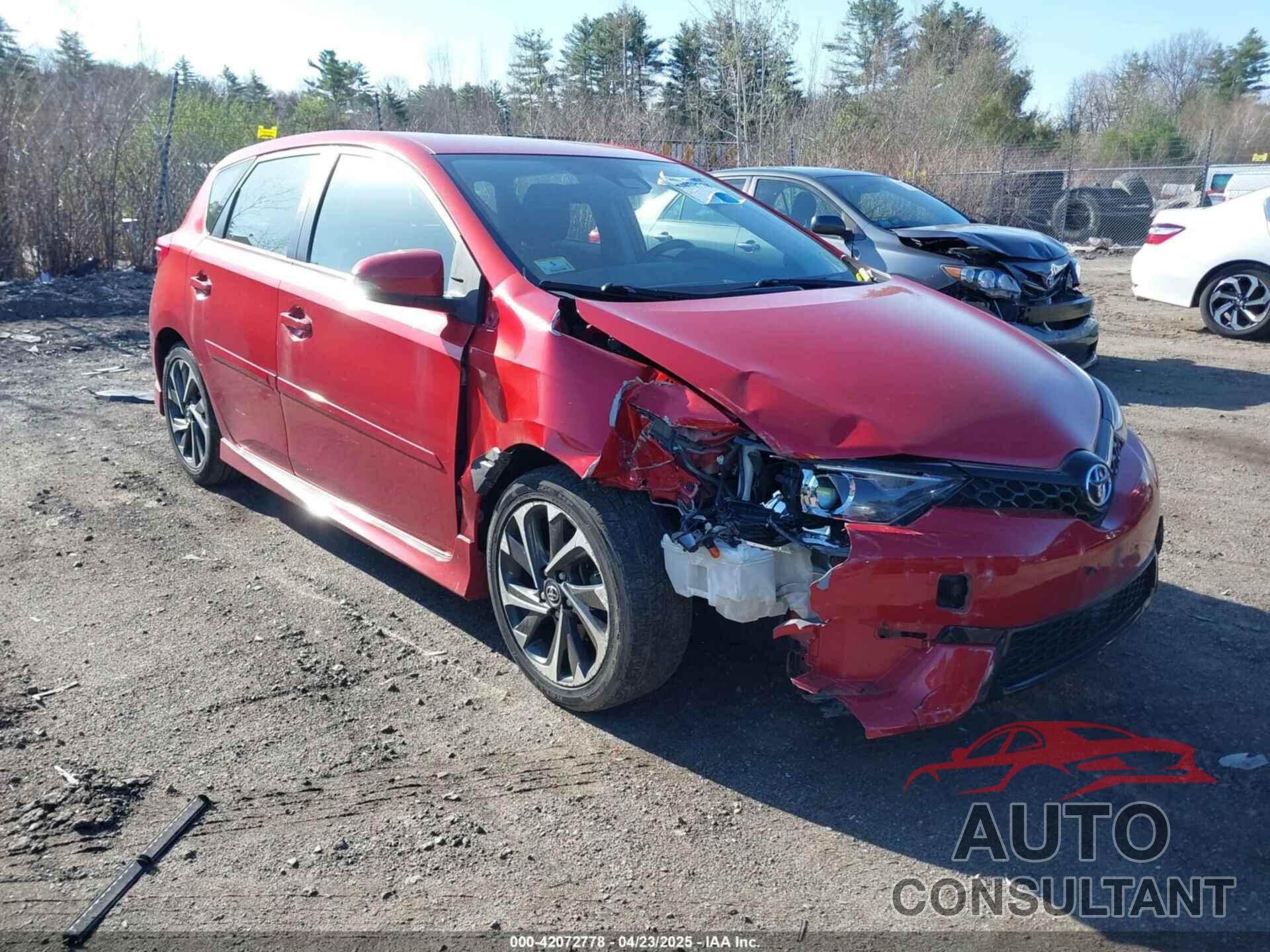 TOYOTA COROLLA IM 2017 - JTNKARJE4HJ545270