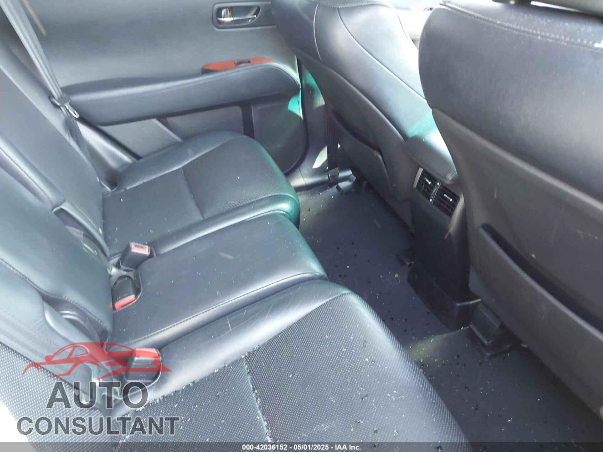 LEXUS RX 350 2011 - 2T2BK1BA3BC086892