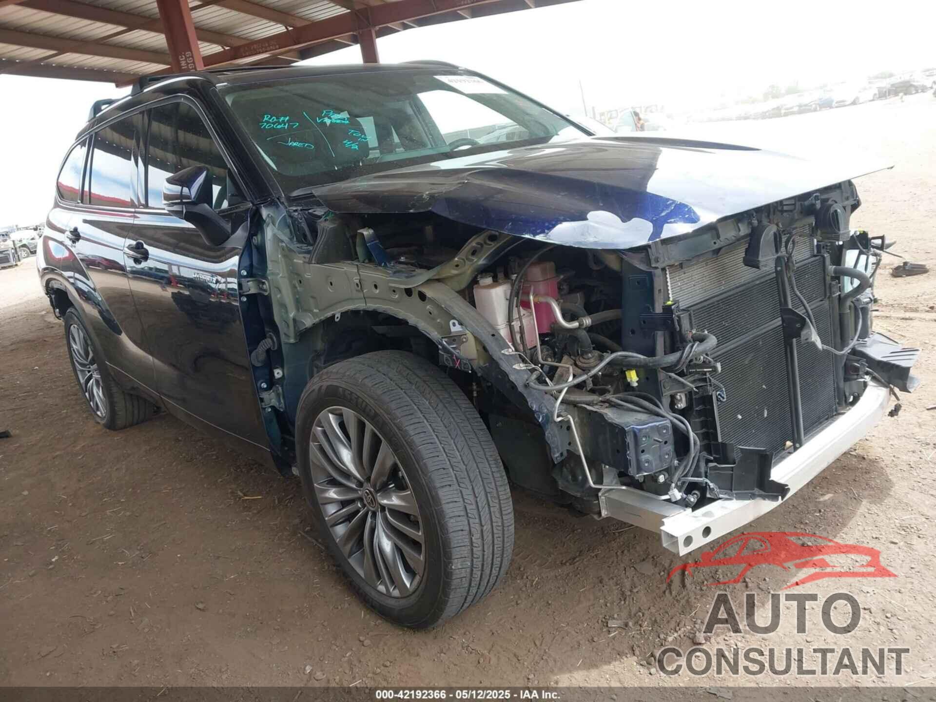 TOYOTA HIGHLANDER 2021 - 5TDFARAH8MS005739
