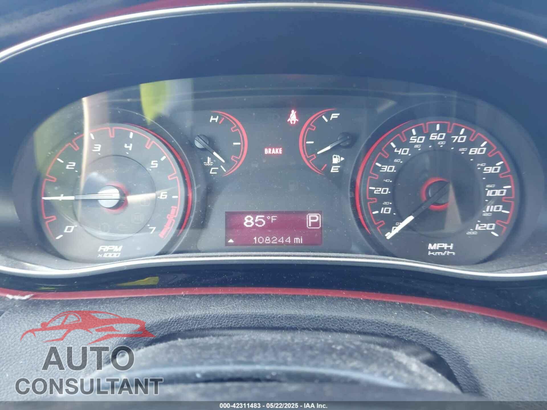 DODGE DART 2016 - 1C3CDFBB3GD755590