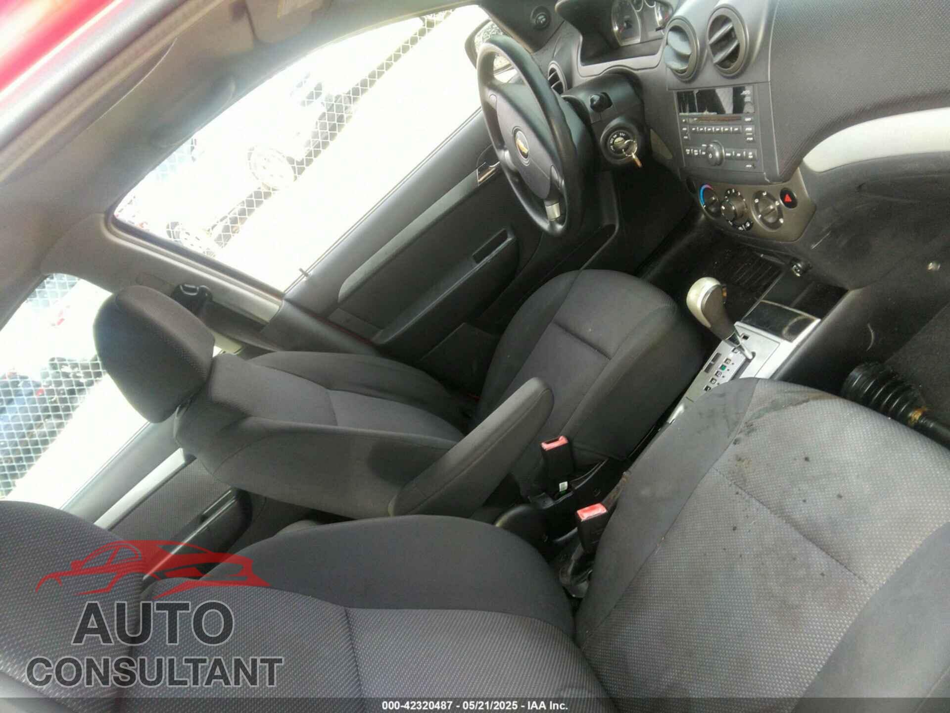 CHEVROLET AVEO 2011 - KL1TD5DE4BB148168
