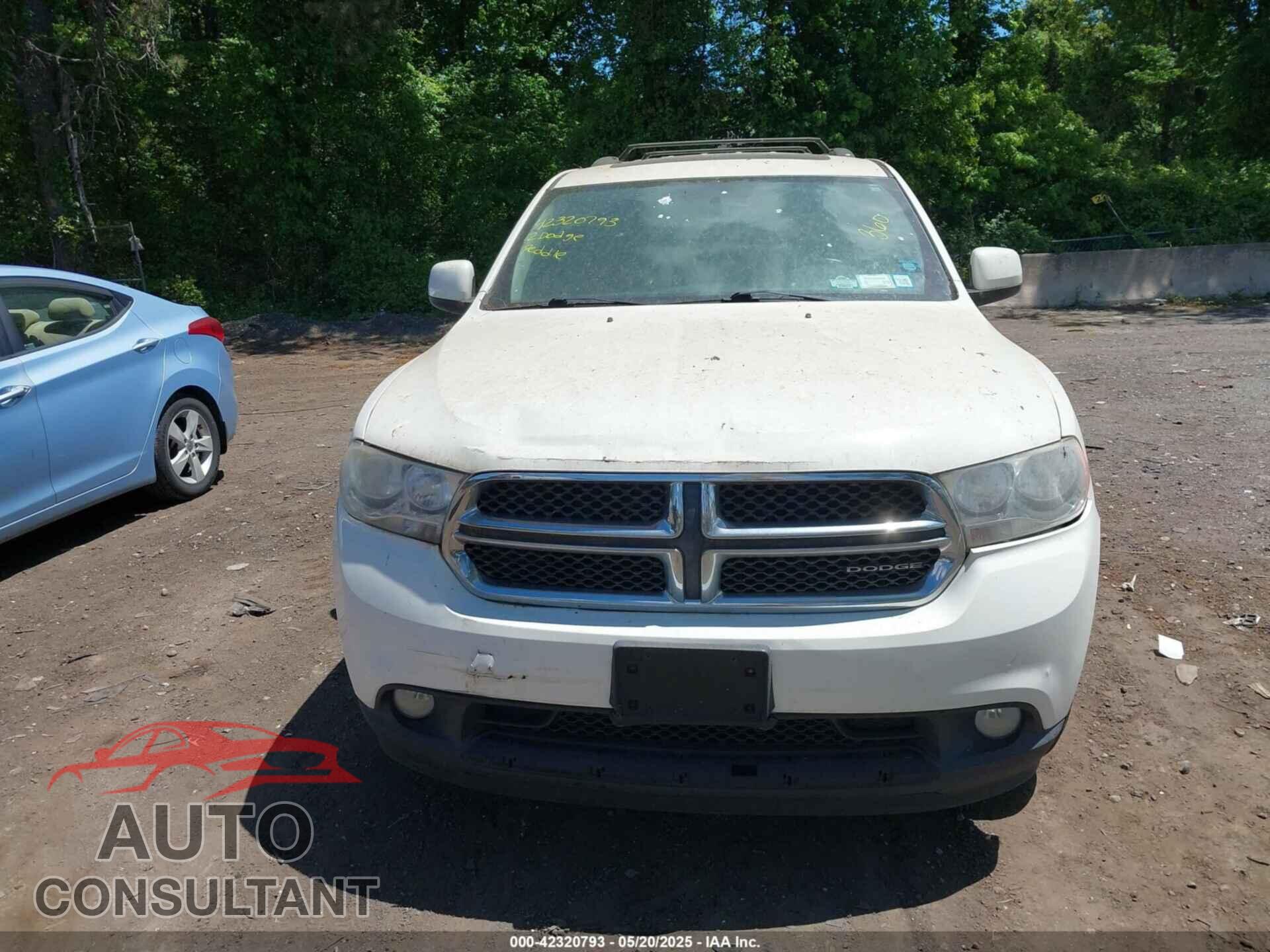 DODGE DURANGO 2012 - 1C4RDJAG1CC122253