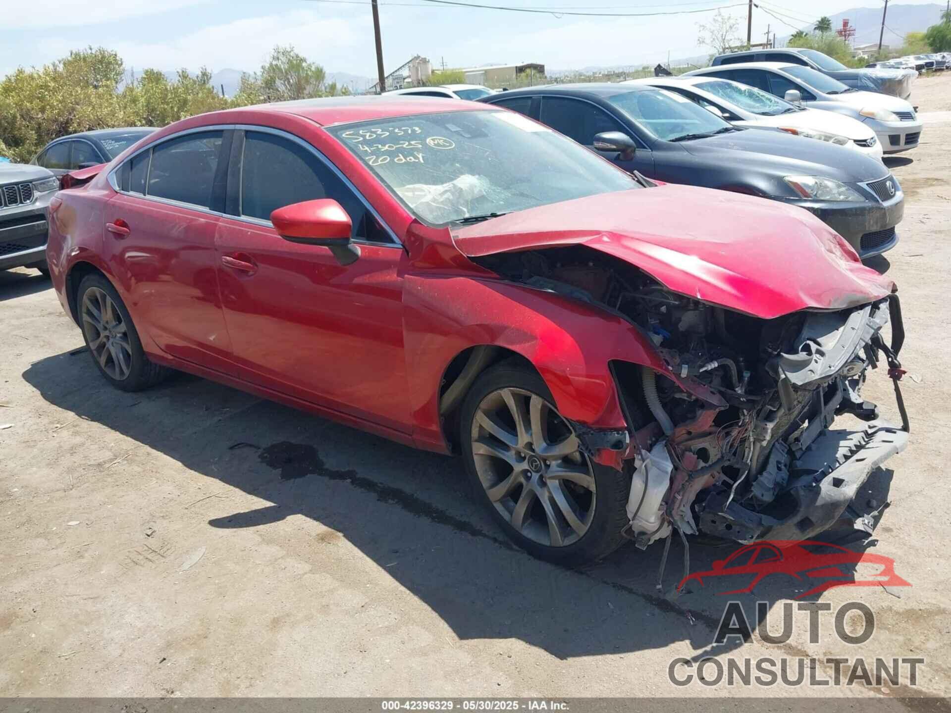 MAZDA MAZDA6 2015 - JM1GJ1W56F1180303