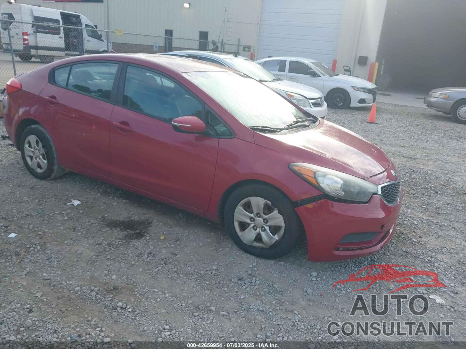 KIA FORTE 2016 - KNAFX4A63G5605978