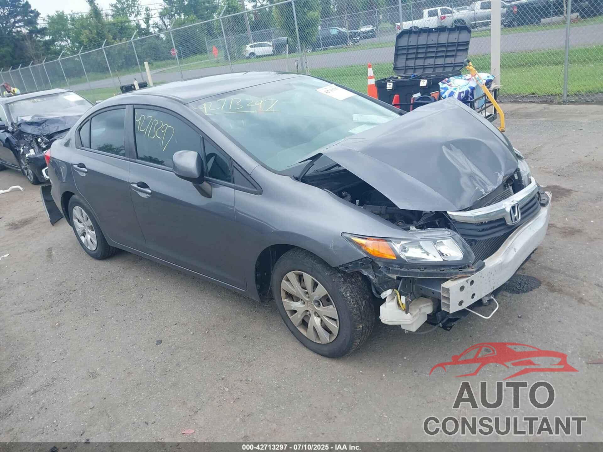 HONDA CIVIC 2012 - 19XFB2E58CE056509