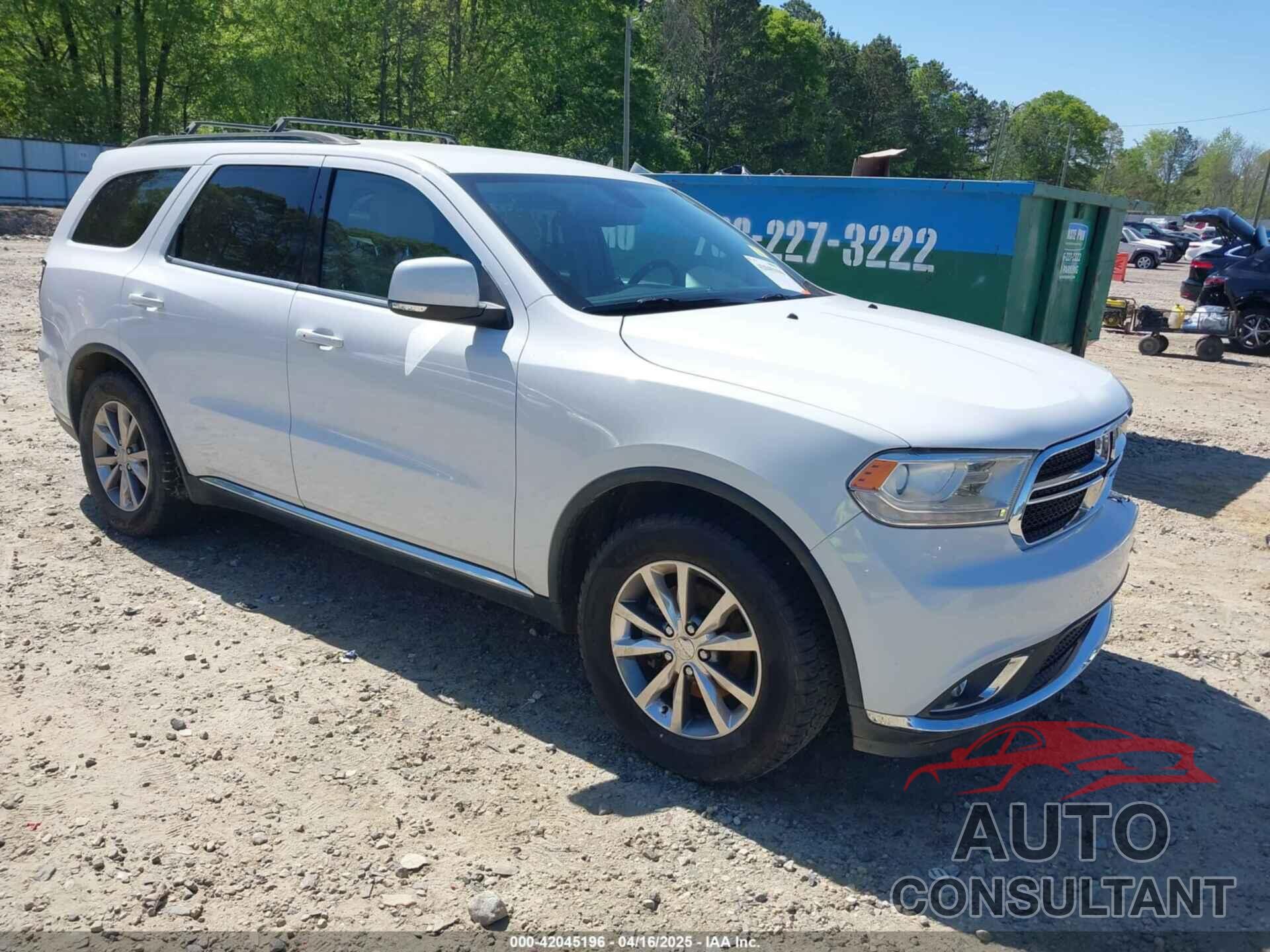 DODGE DURANGO 2014 - 1C4RDHDG8EC366182
