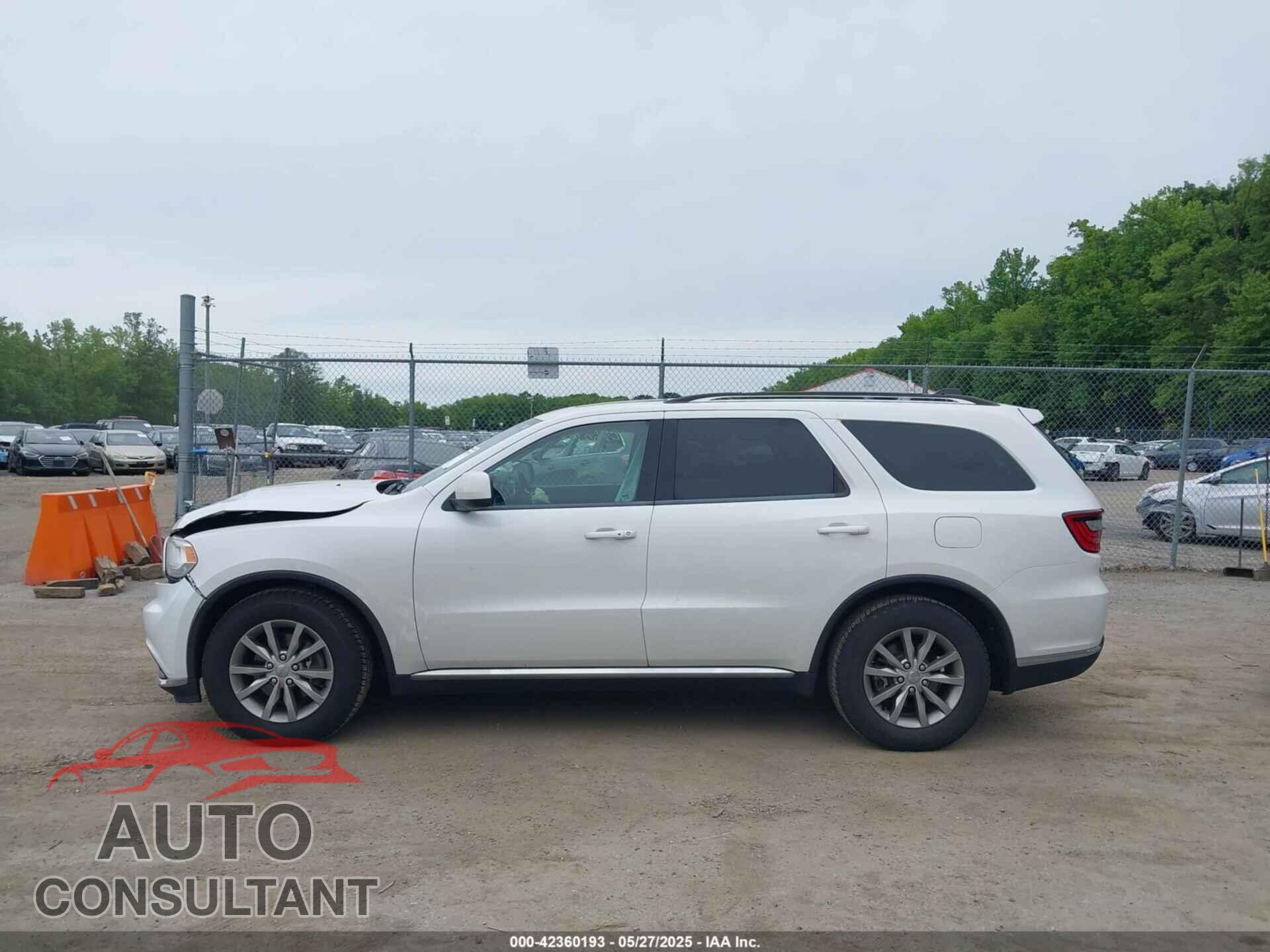 DODGE DURANGO 2017 - 1C4RDHAG3HC724474