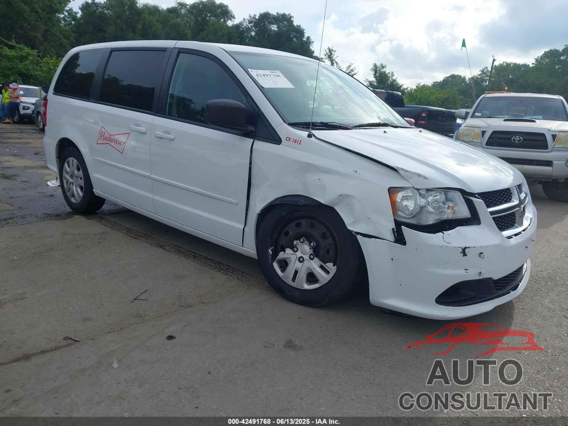 DODGE GRAND CARAVAN 2016 - 2C4RDGBG3GR267440