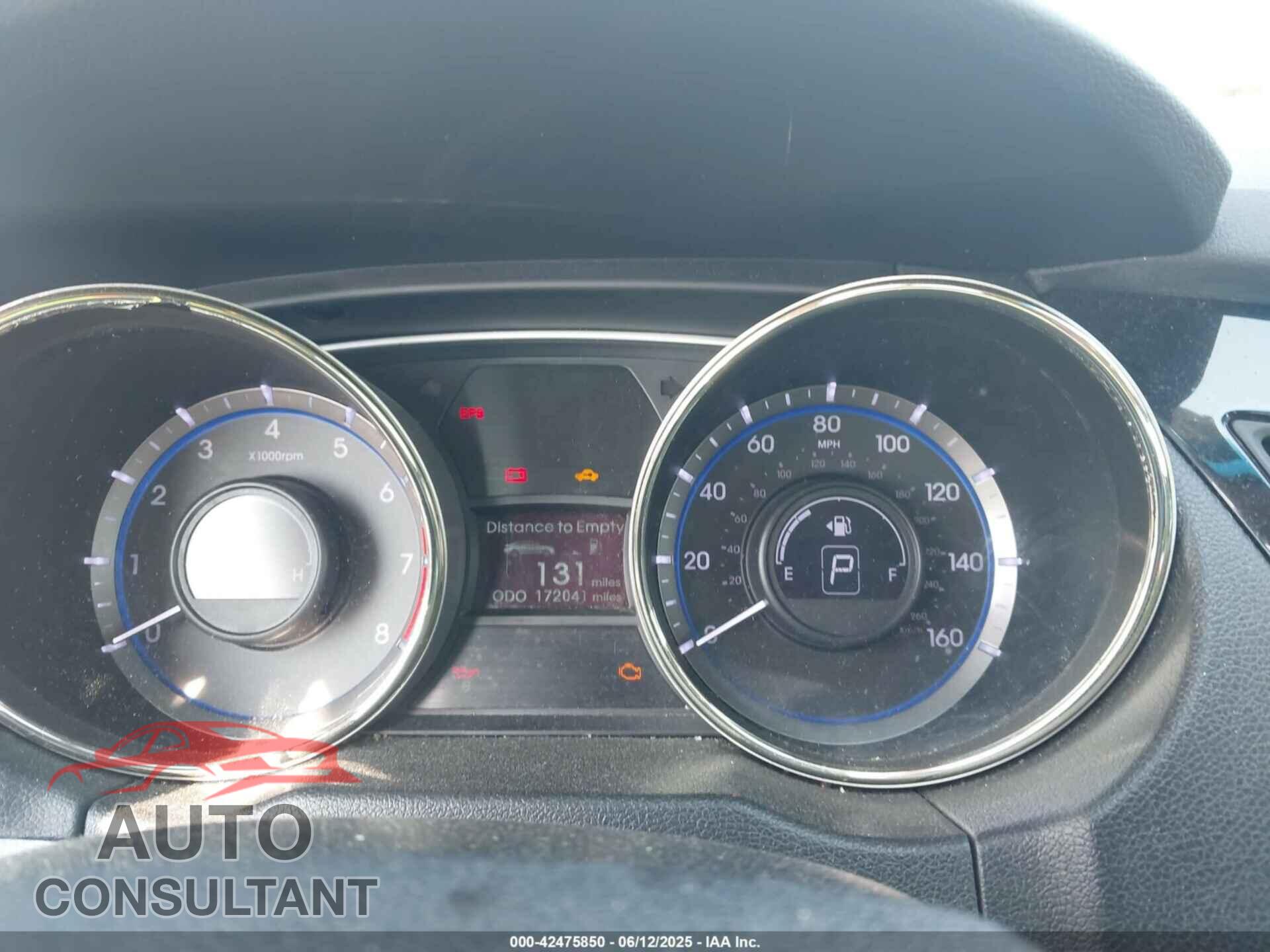 HYUNDAI SONATA 2013 - 5NPEC4AC2DH643343
