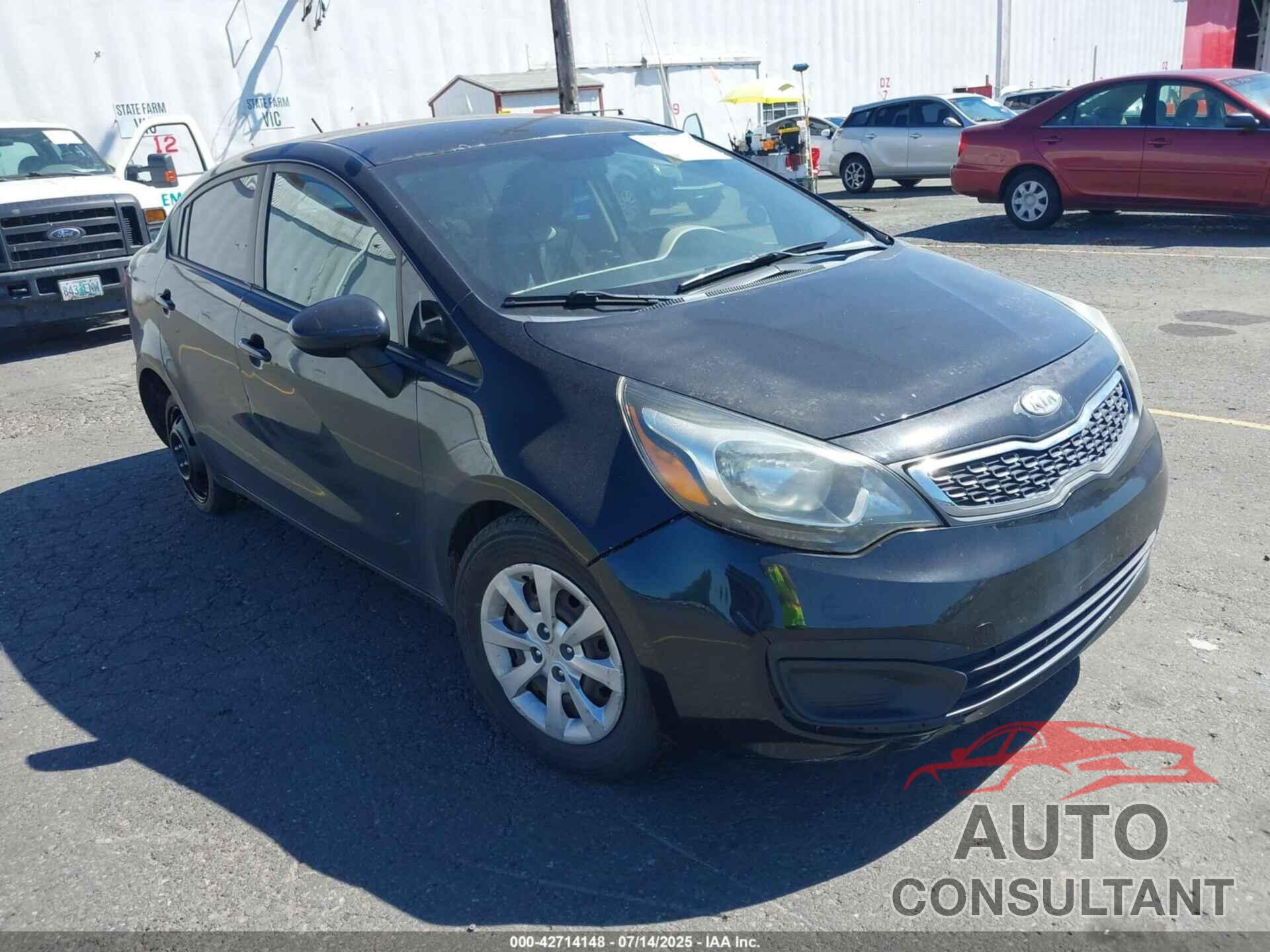 KIA RIO 2012 - KNADN4A3XC6069330