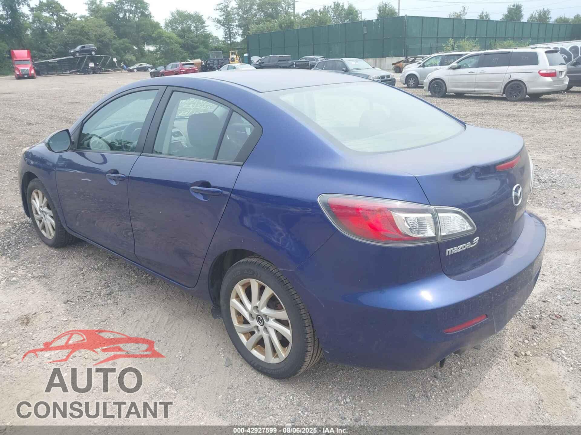 MAZDA MAZDA3 2013 - JM1BL1WP9D1781952