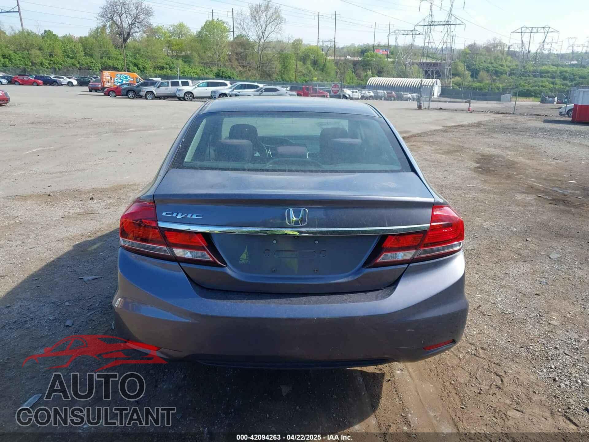 HONDA CIVIC 2014 - 19XFB2F55EE234183