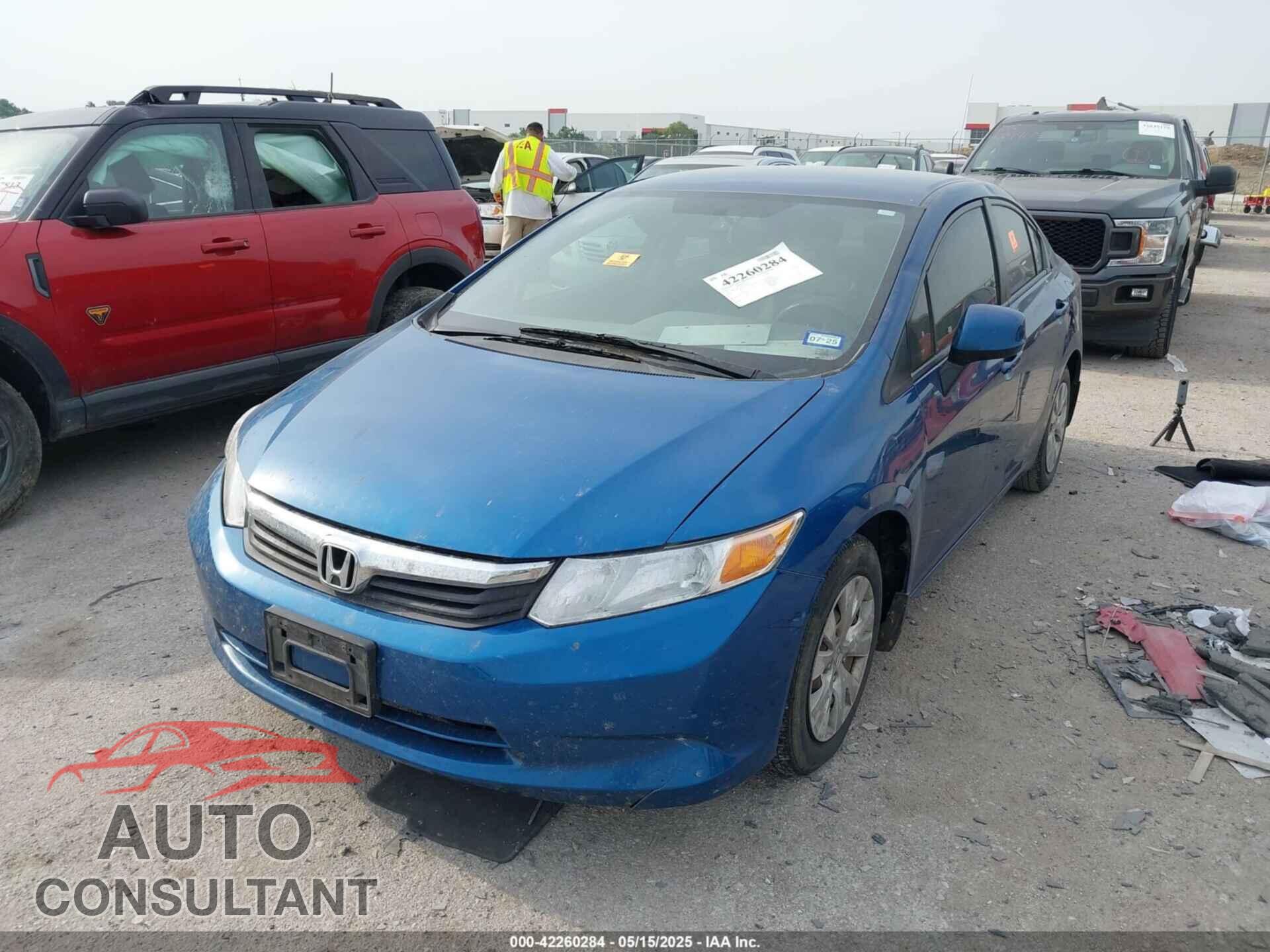 HONDA CIVIC 2012 - 2HGFB2F55CH551352