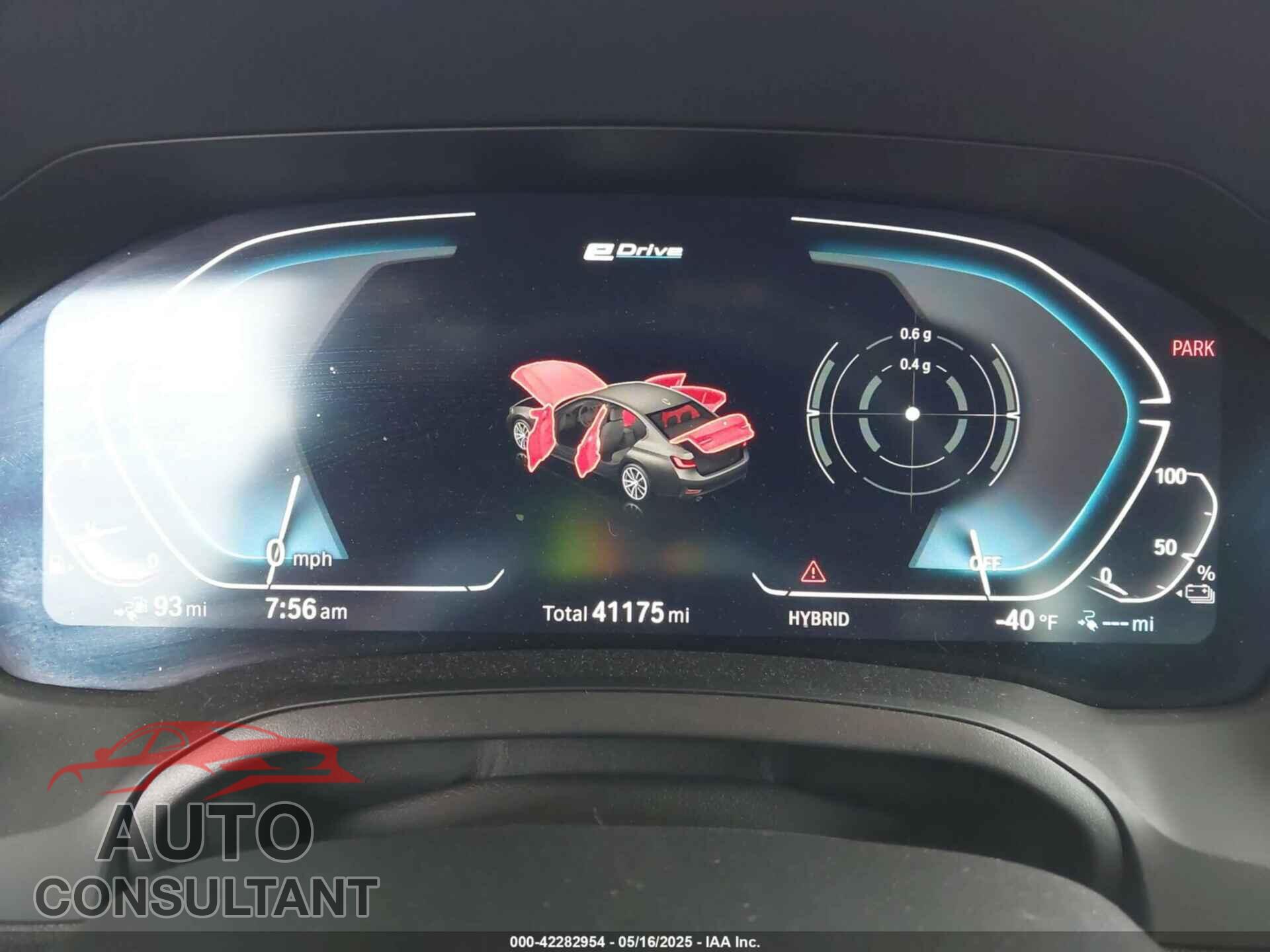 BMW 3 SERIES 2021 - 3MW5P7J09M8B75719