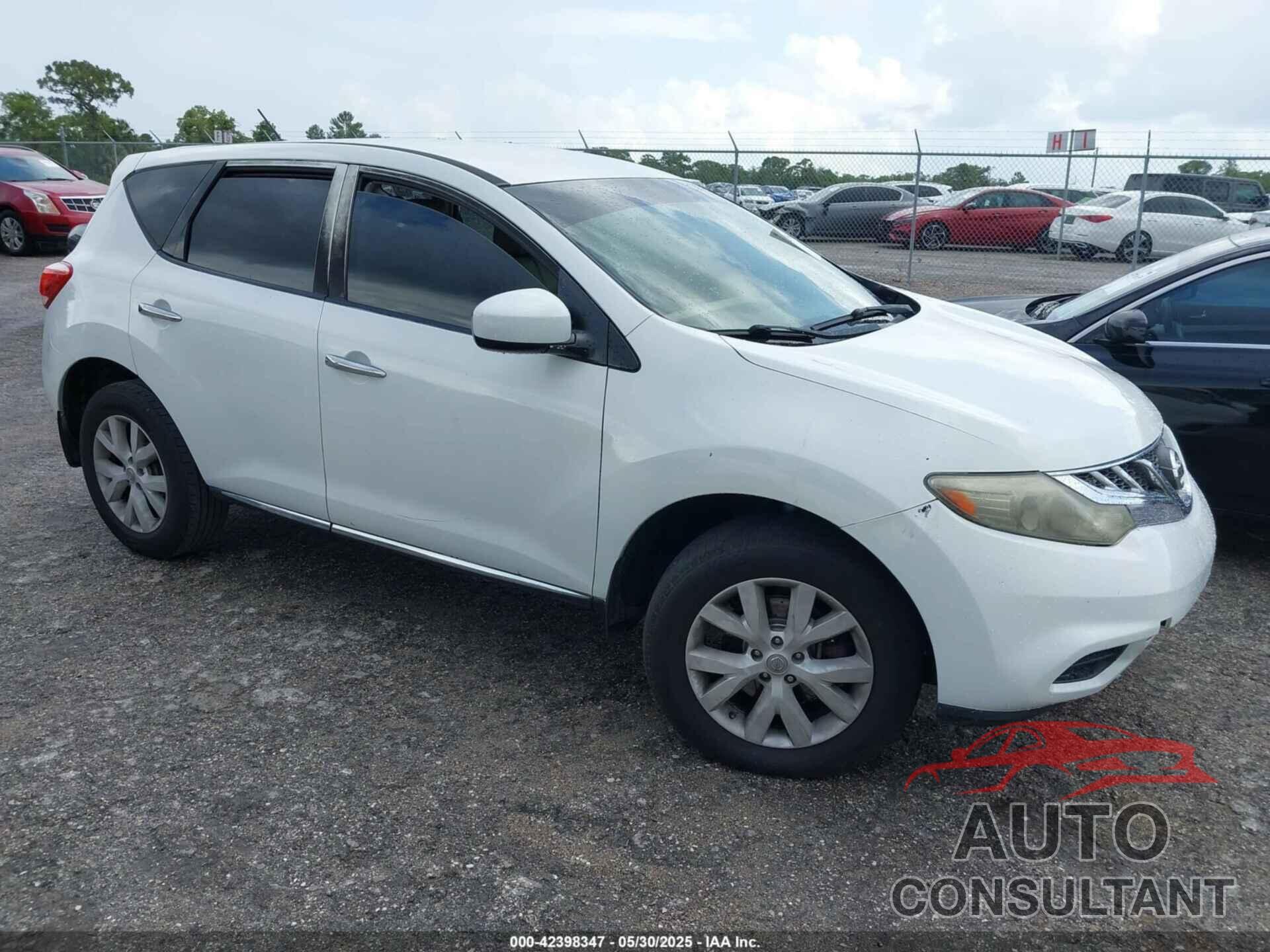 NISSAN MURANO 2011 - JN8AZ1MU0BW054688