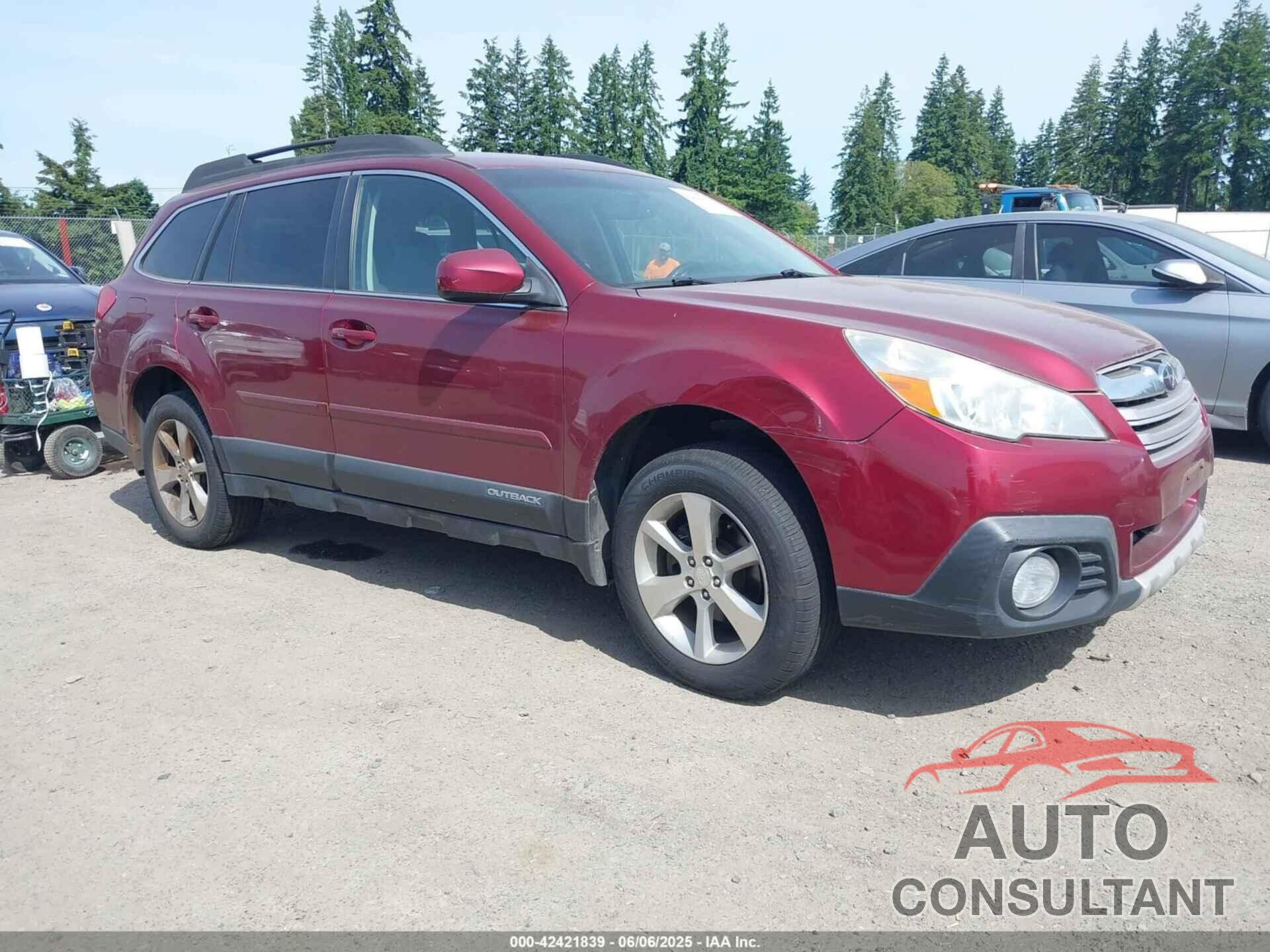 SUBARU OUTBACK 2014 - 4S4BRBLC4E3234160