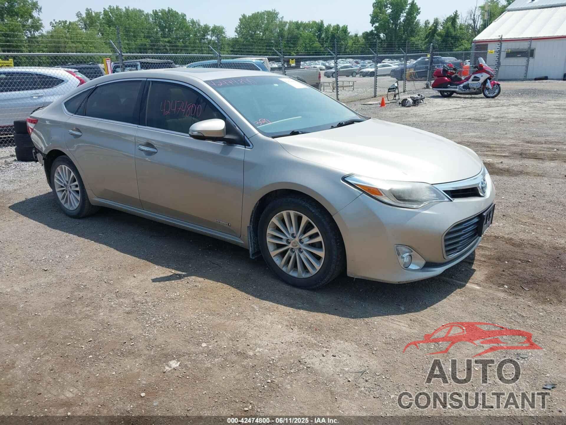 TOYOTA AVALON HYBRID 2013 - 4T1BD1EB8DU001789
