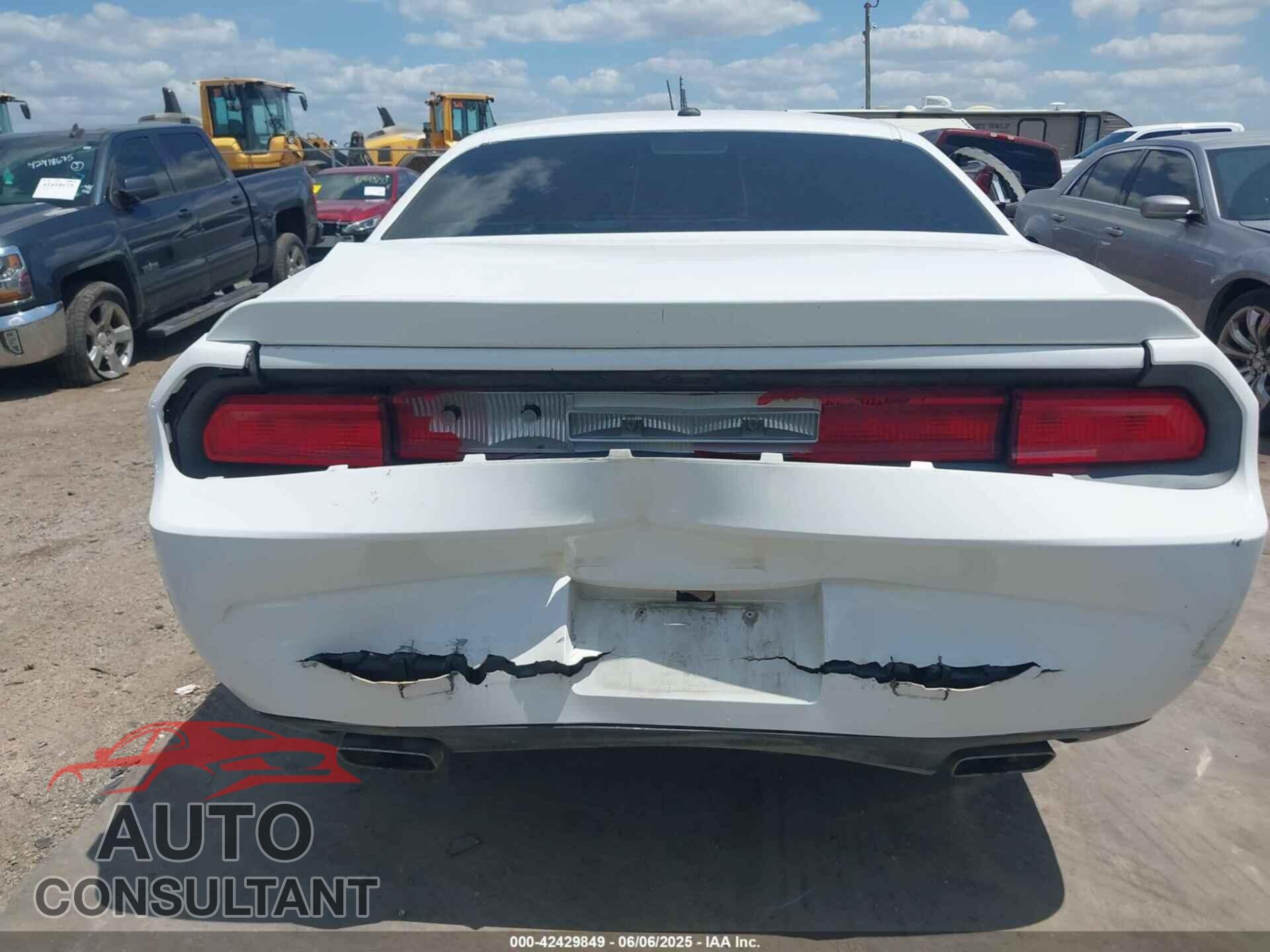 DODGE CHALLENGER 2014 - 2C3CDYAG0EH298617