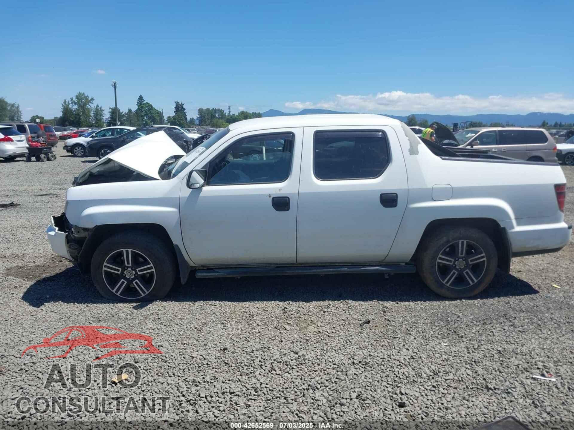 HONDA RIDGELINE 2012 - 5FPYK1F78CB452606