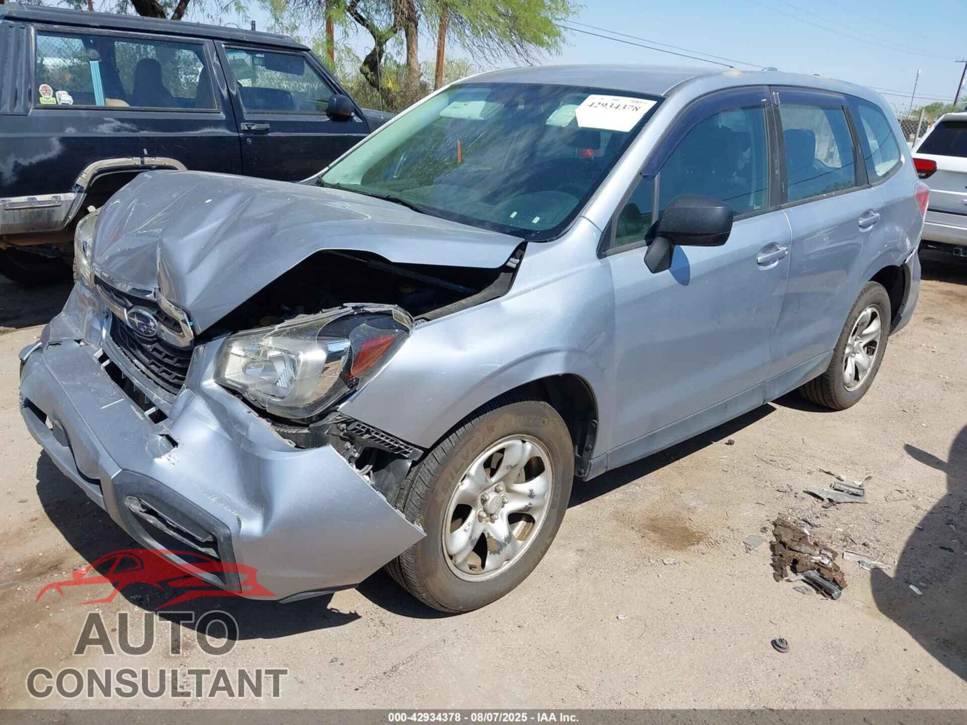 SUBARU FORESTER 2017 - JF2SJAAC7HG481616