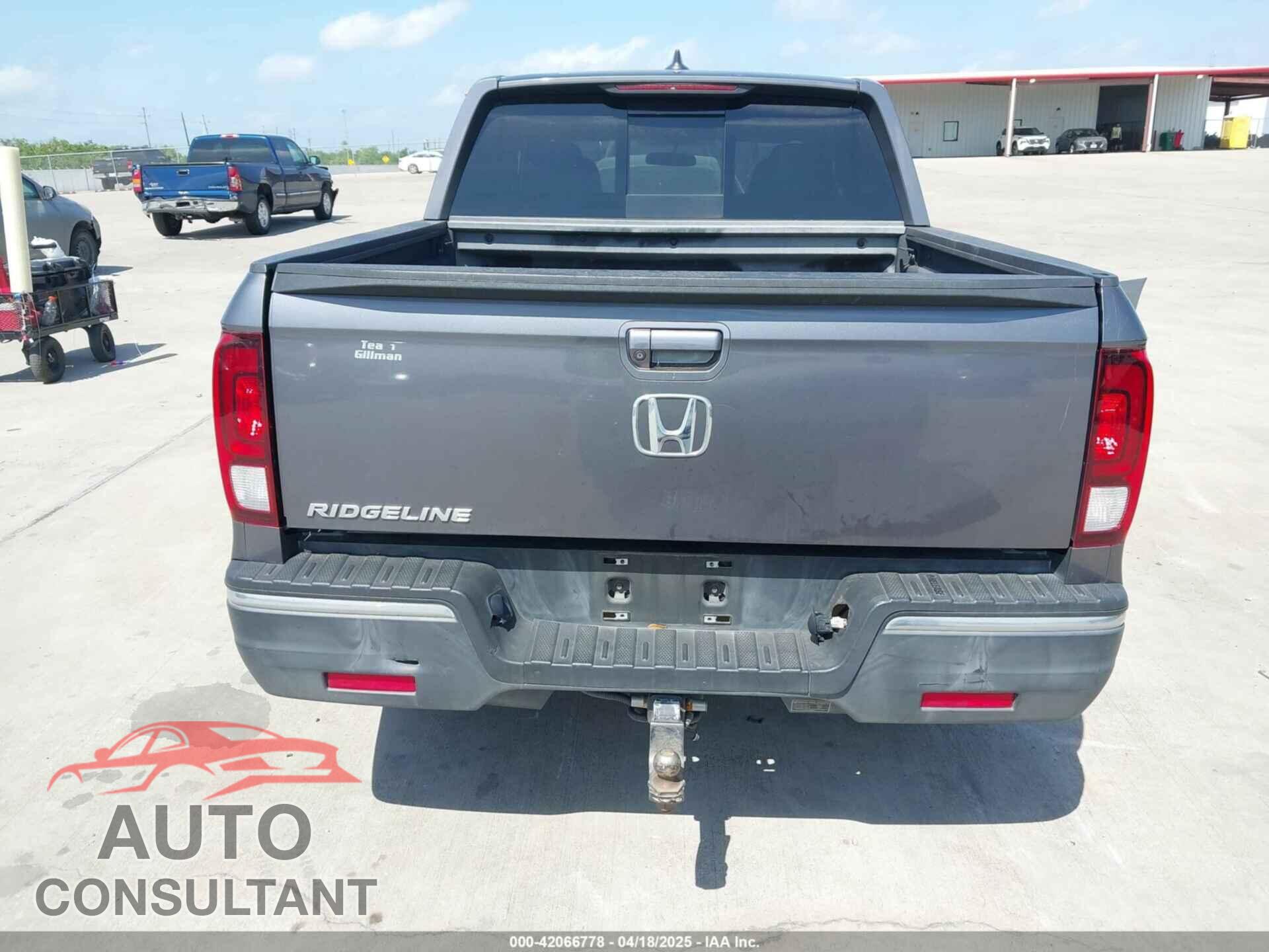 HONDA RIDGELINE 2019 - 5FPYK2F59KB004653