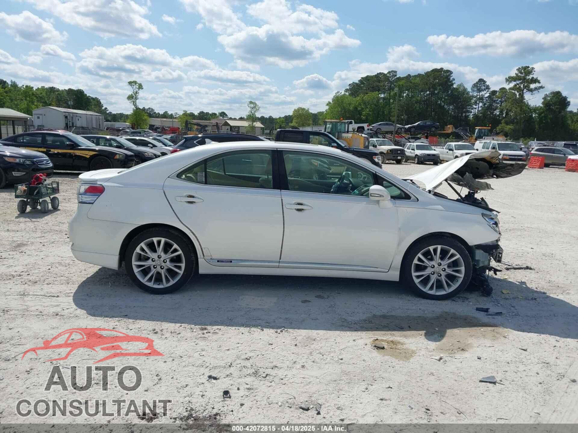LEXUS HS 250H 2010 - JTHBB1BA9A2002350