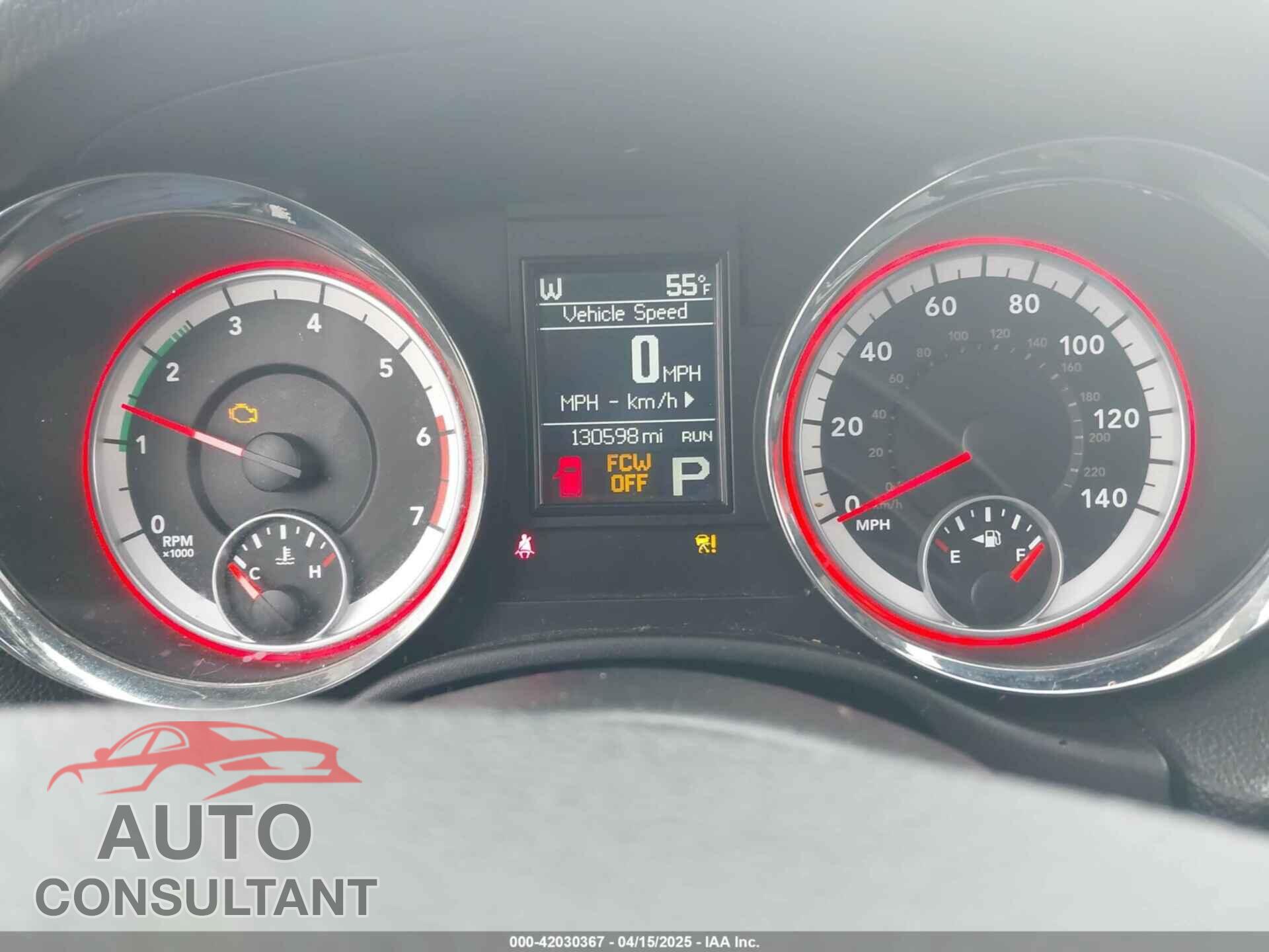 DODGE DURANGO 2012 - 1C4SDJET0CC322954