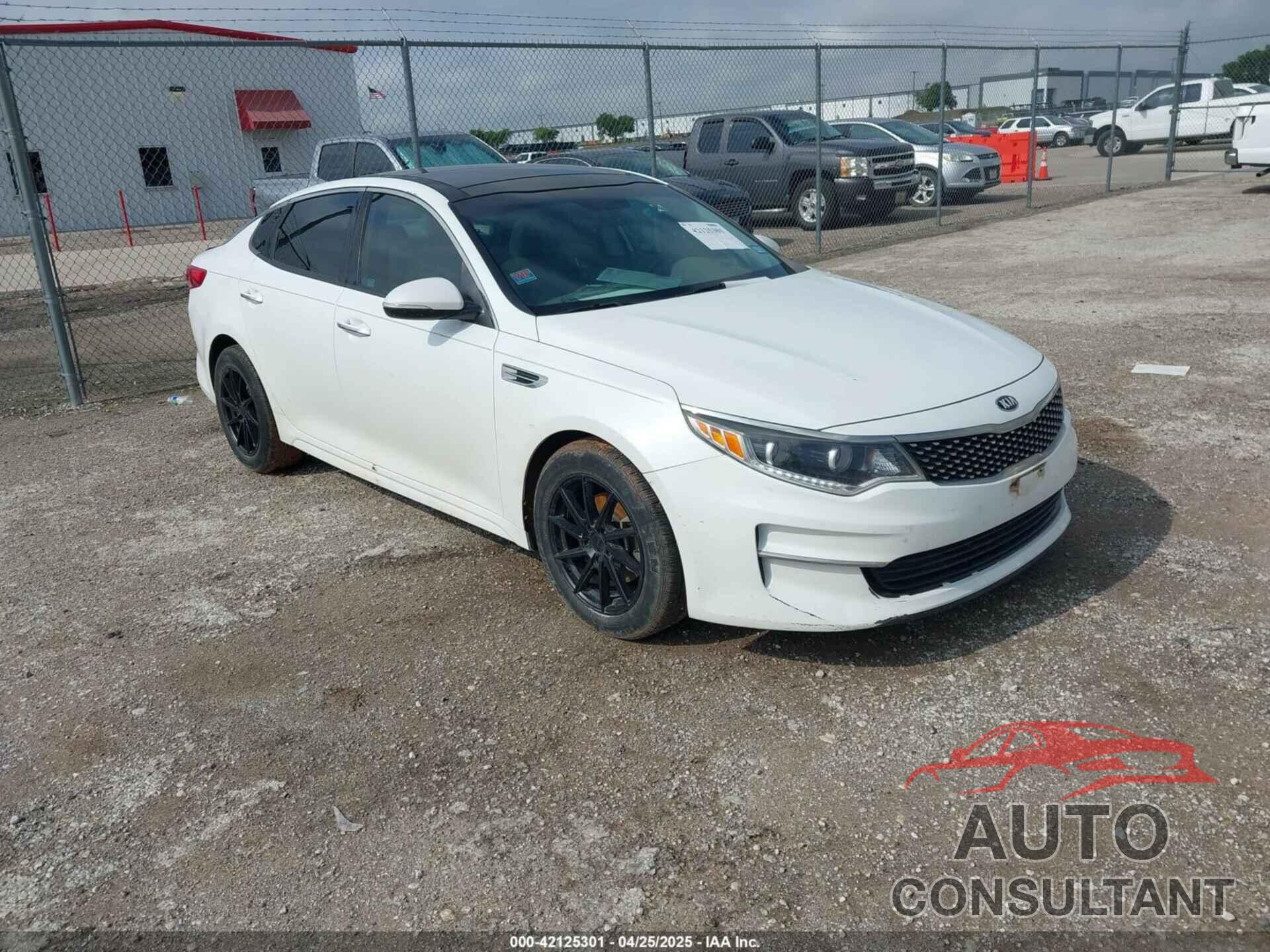 KIA OPTIMA 2016 - 5XXGU4L38GG013197